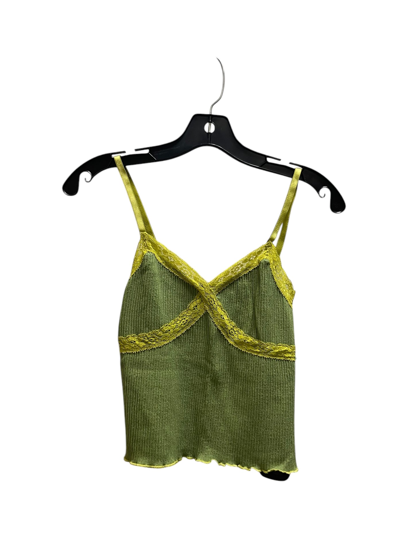 Top Sleeveless By Bdg In Green, Size: M