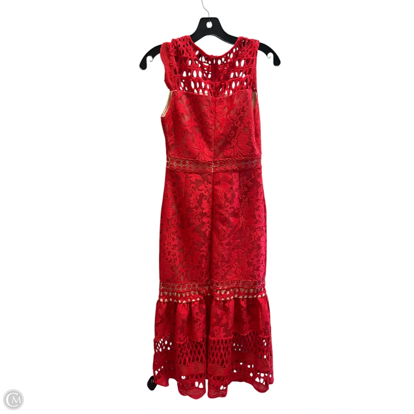 Dress Casual Midi By Lulus In Red, Size: S