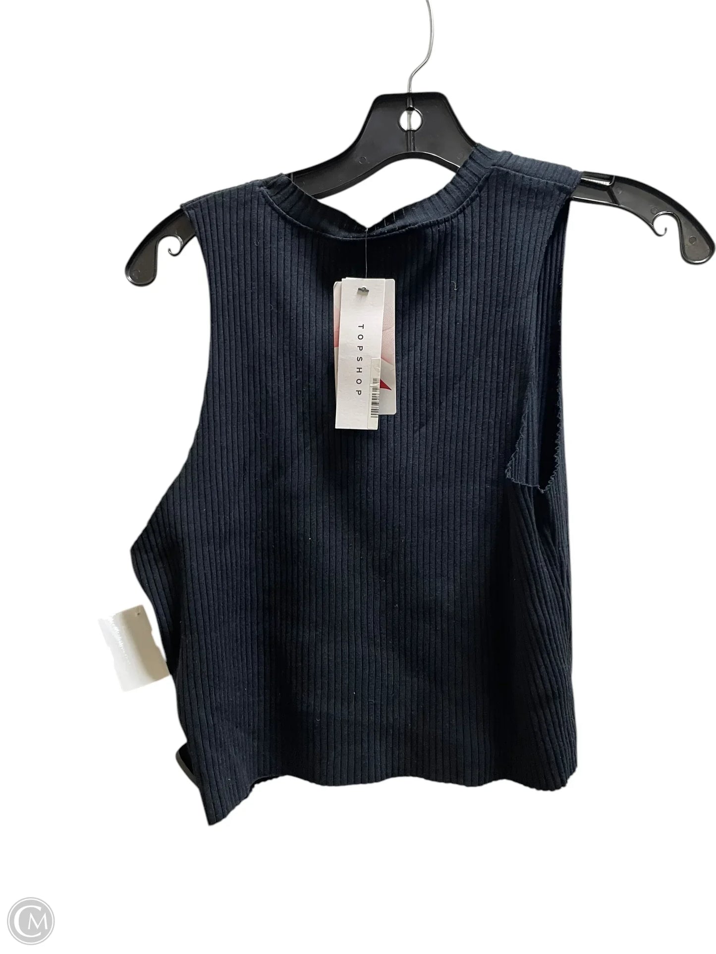 Top Sleeveless By Topshop In Black, Size: 12