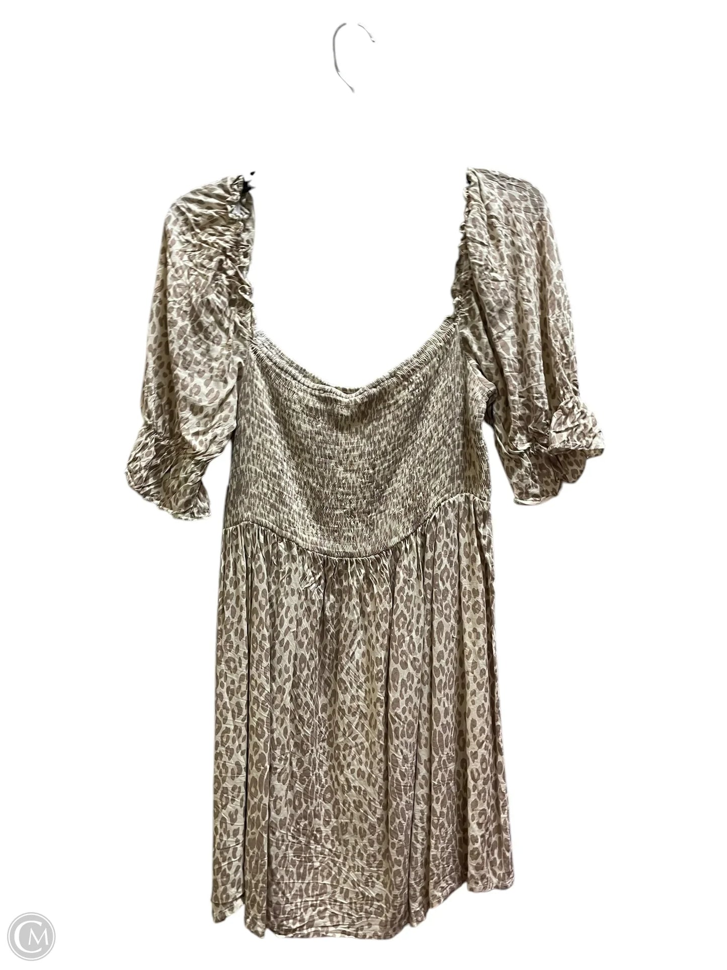 Dress Casual Short By Clothes Mentor In Brown, Size: L