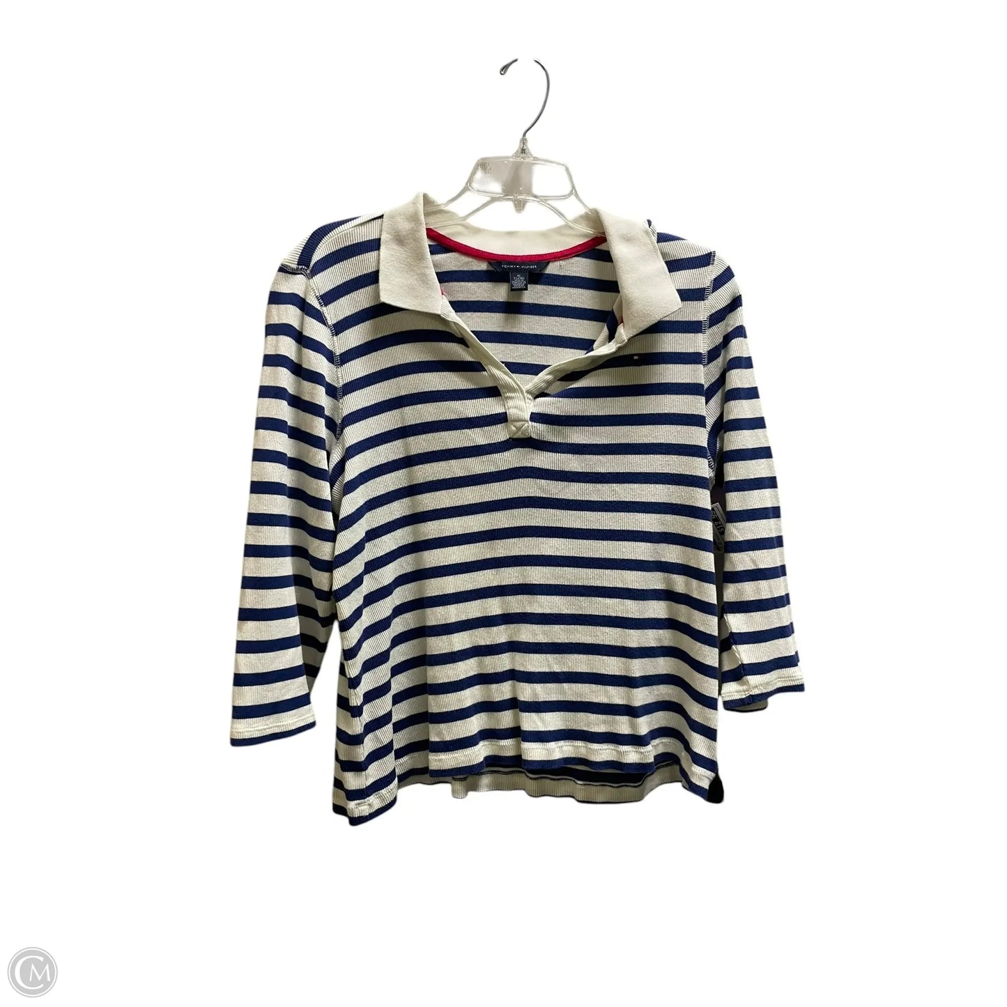 Top Long Sleeve By Tommy Hilfiger In Striped Pattern, Size: Xl