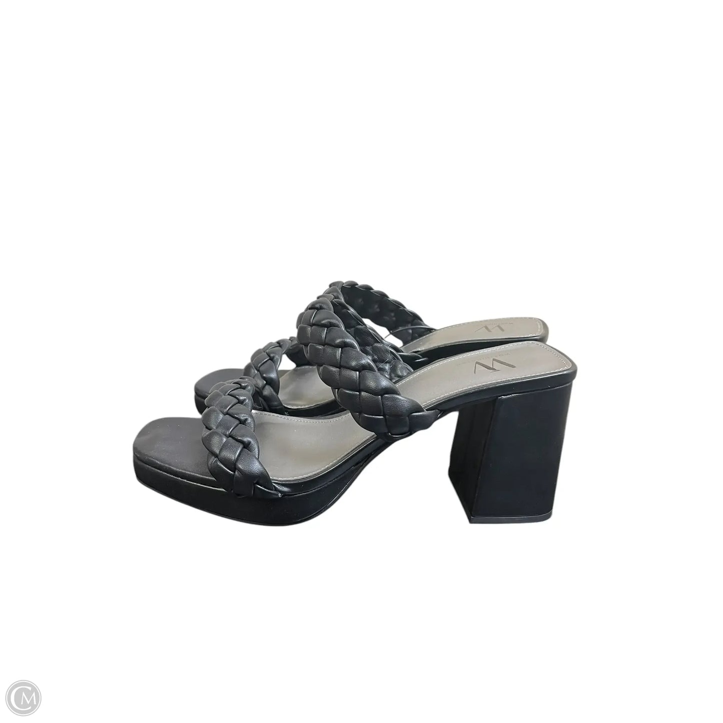 Shoes Heels Block By Worthington In Black, Size: 9