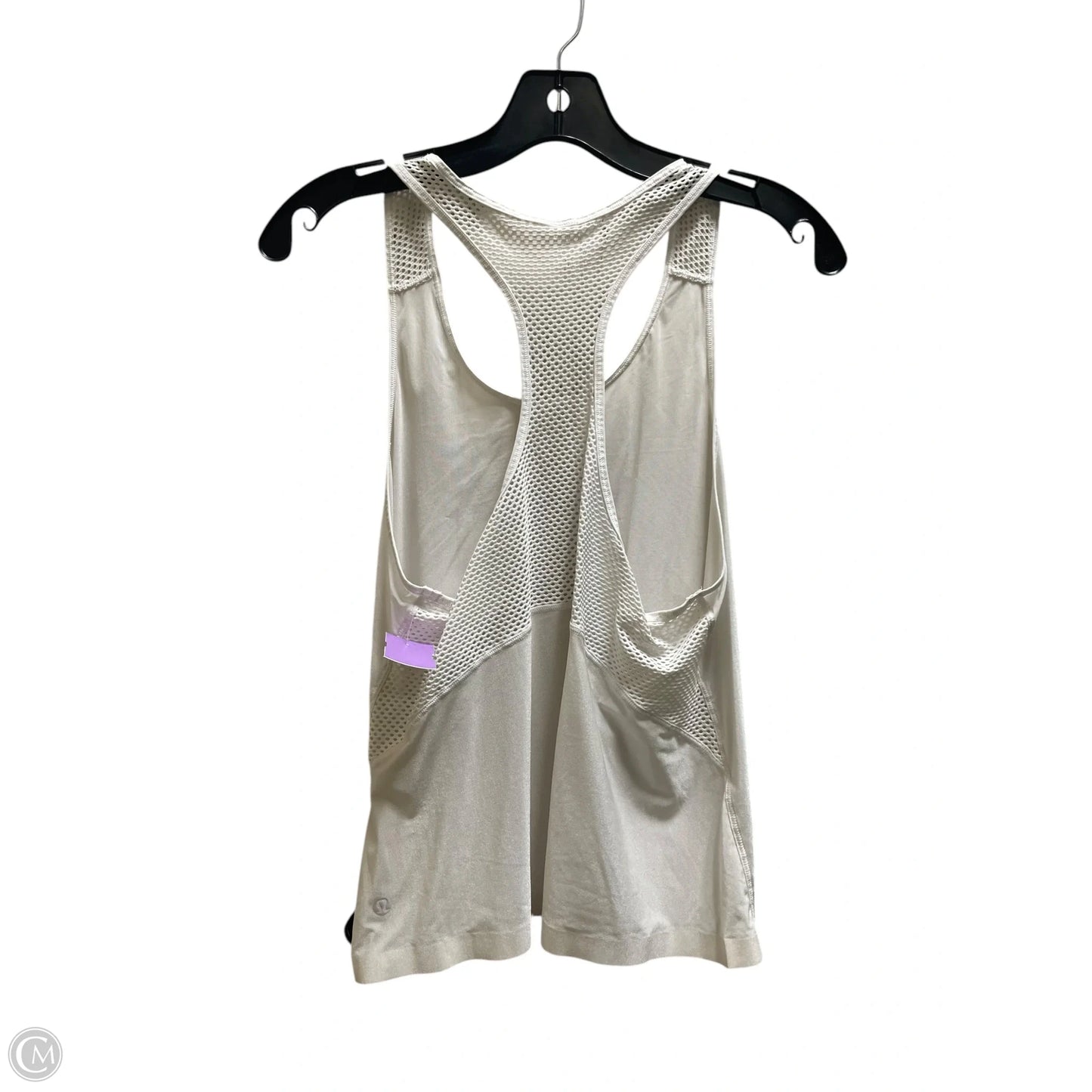 Athletic Tank Top By Lululemon In White, Size: M