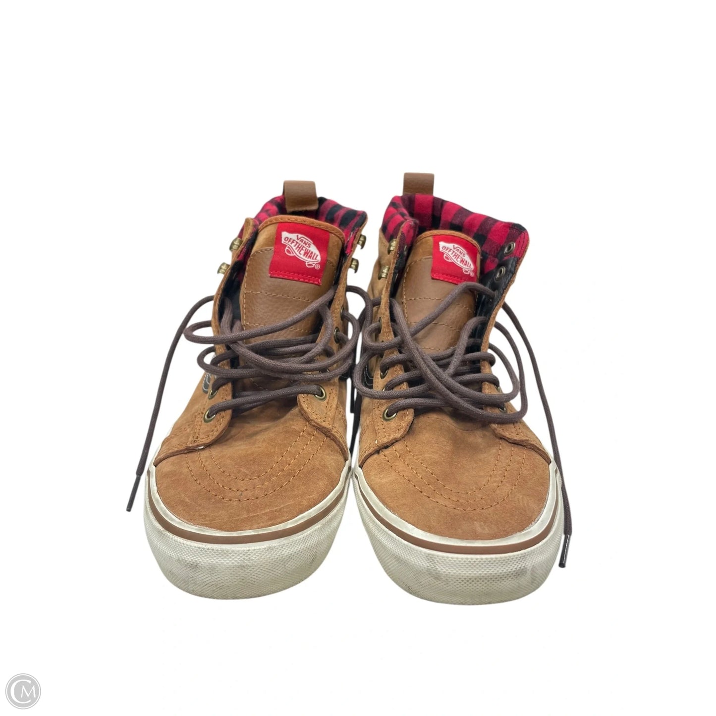 Shoes Sneakers By Vans In Brown, Size: 10
