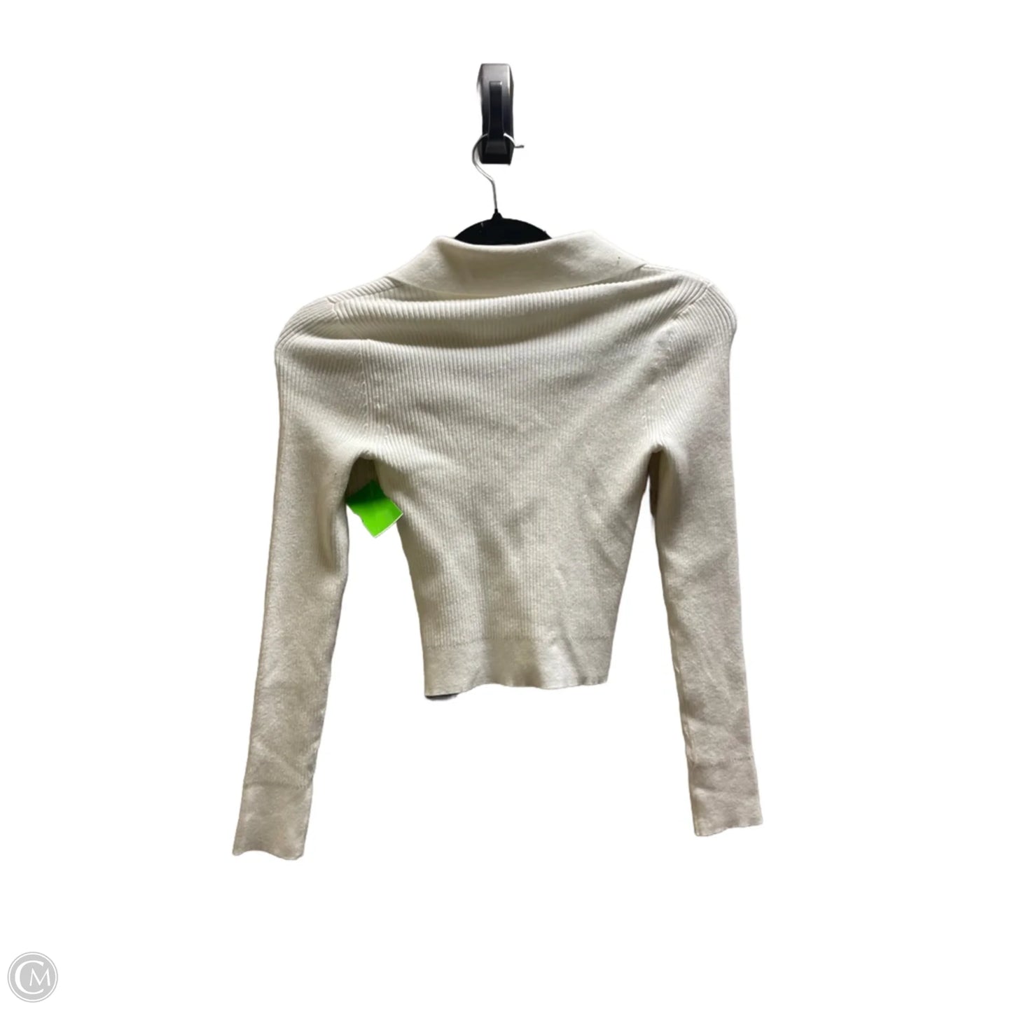 Top Long Sleeve By Abercrombie And Fitch In White, Size: Xs