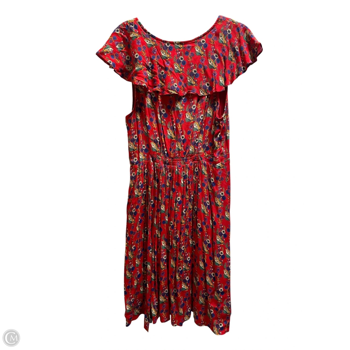 Dress Casual Maxi By Anthropologie In Red, Size: Xl