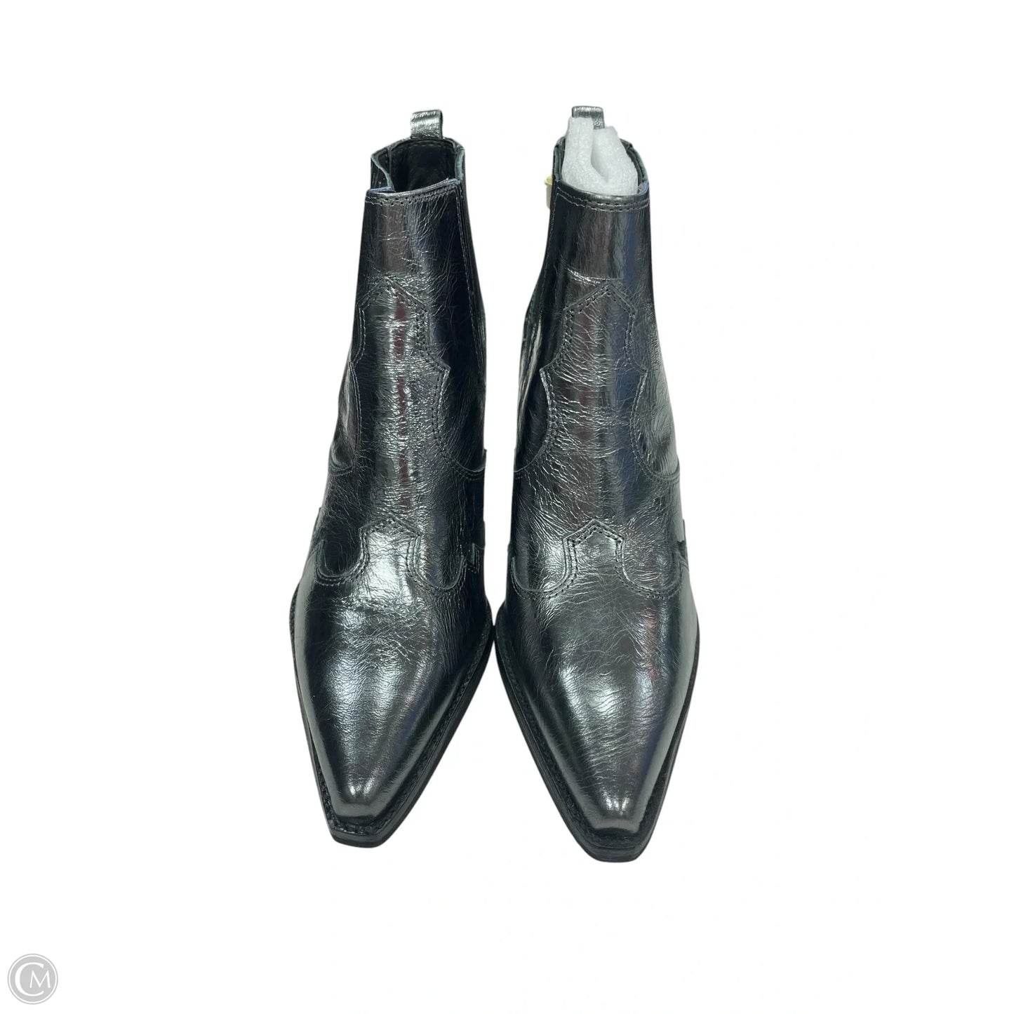 Boots Ankle Flats By Sam Edelman In Silver, Size: 7