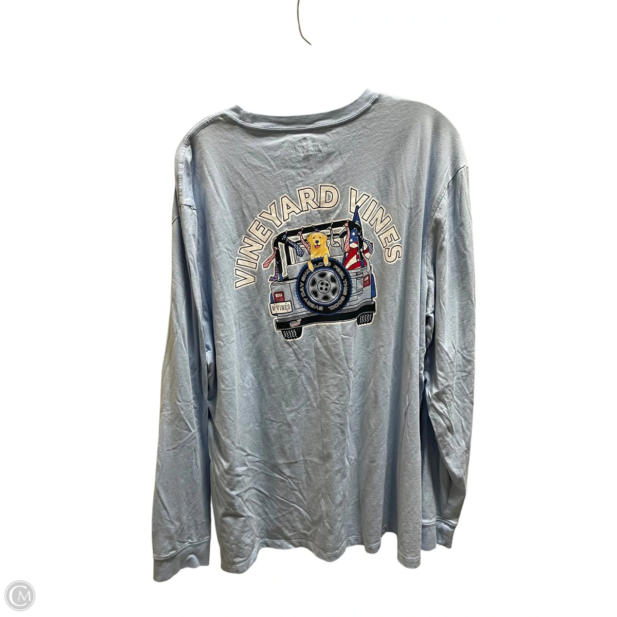 Top Long Sleeve By Vineyard Vines In Blue, Size: Xl