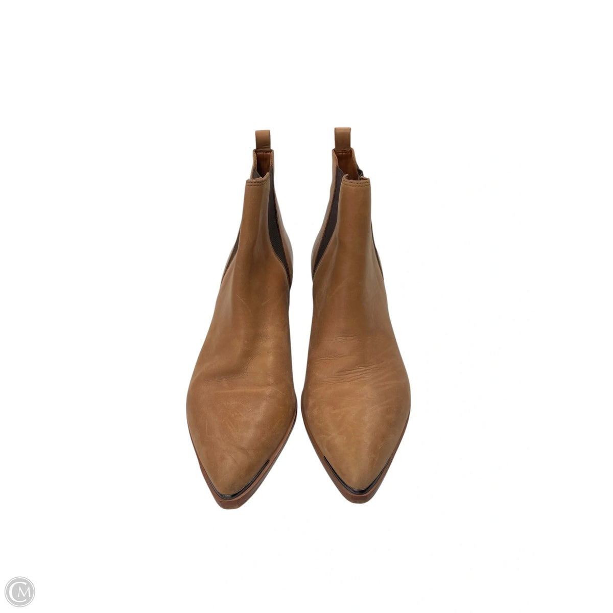 Boots Ankle Flats By Marc Fisher In Brown, Size: 7