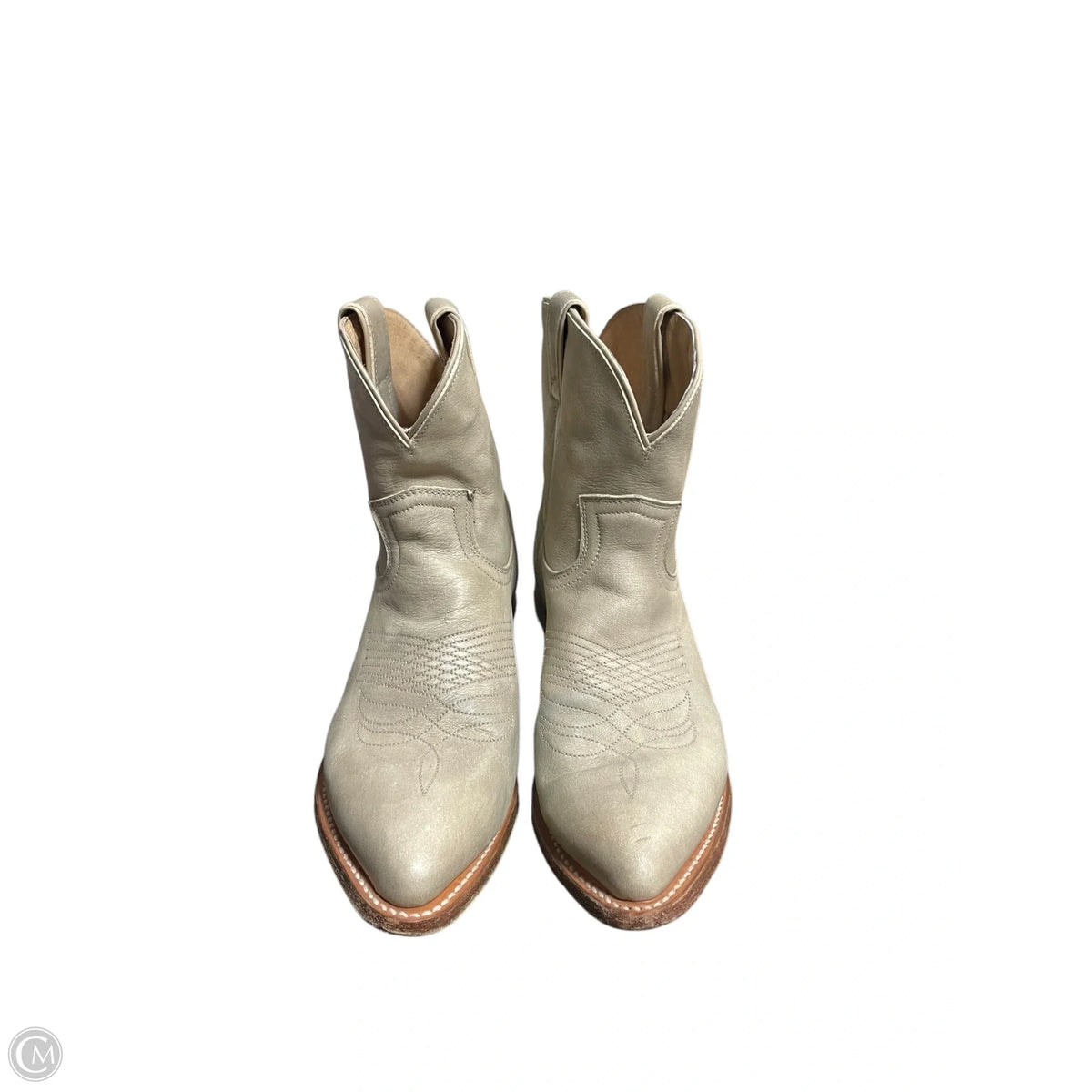 Boots Designer By Frye In Cream, Size: 8