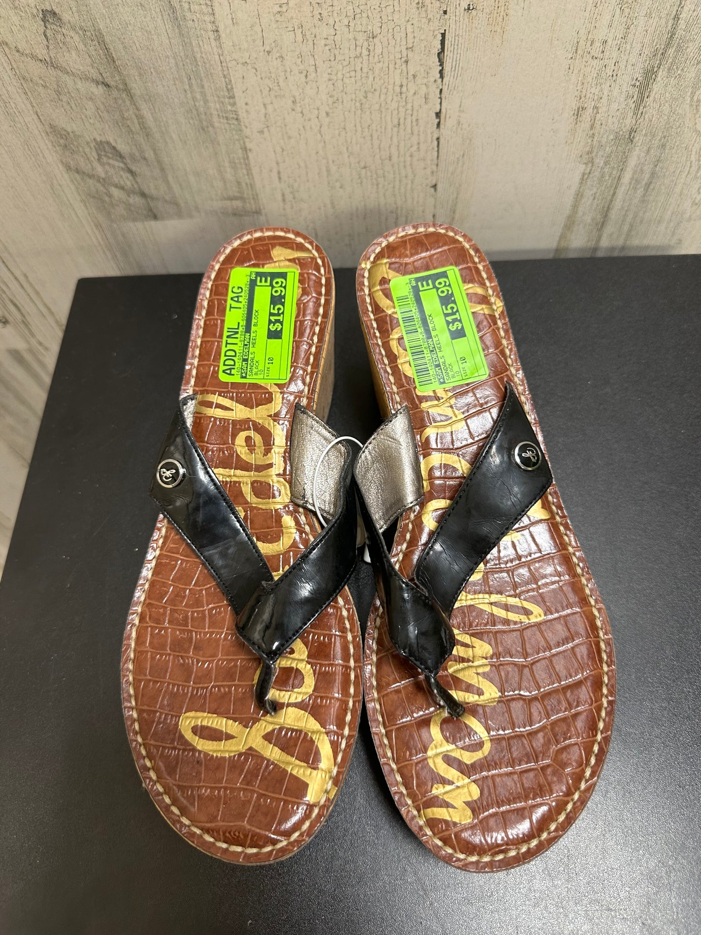 Sandals Heels Block By Sam Edelman Size: 10