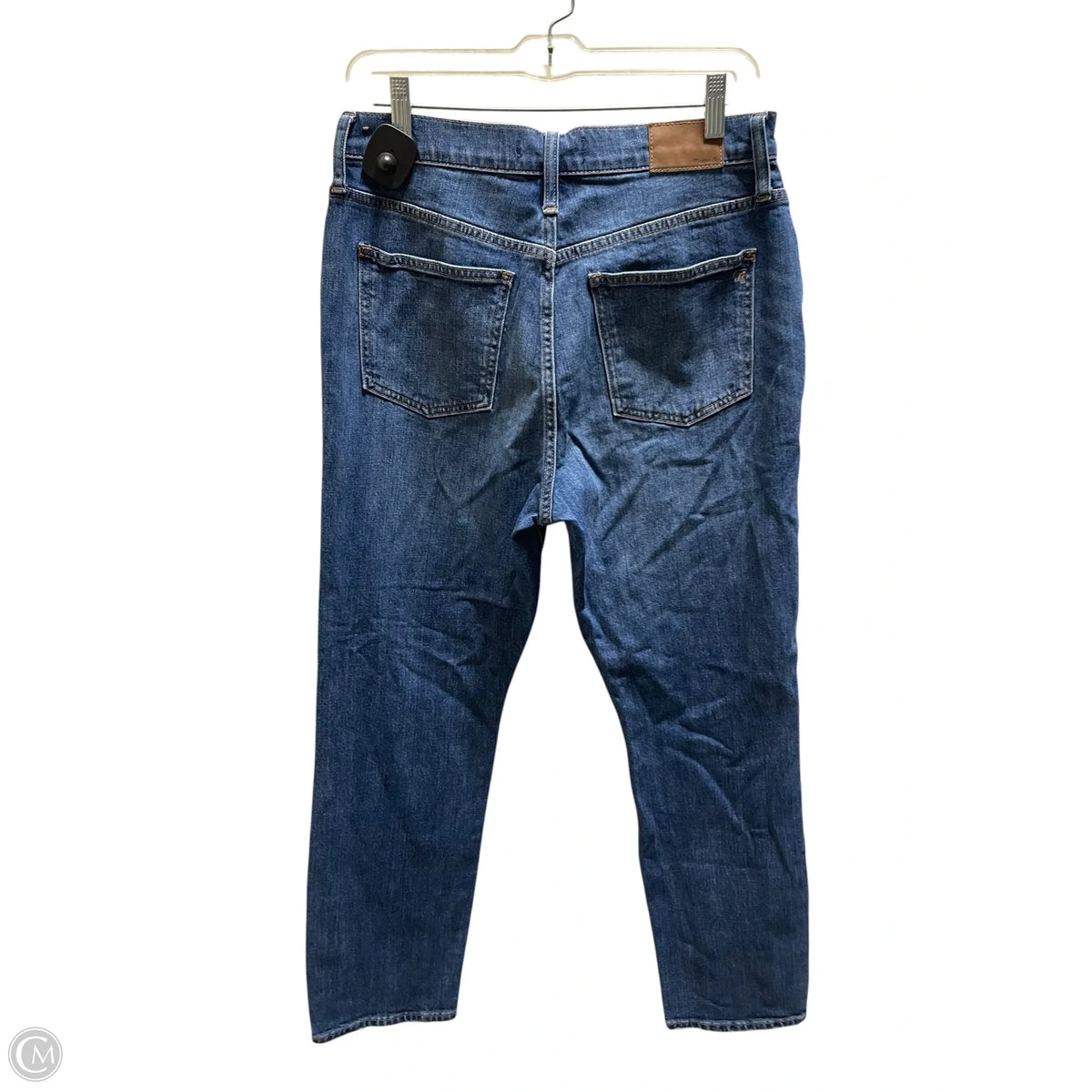 Jeans Straight By Madewell In Blue Denim, Size: 8