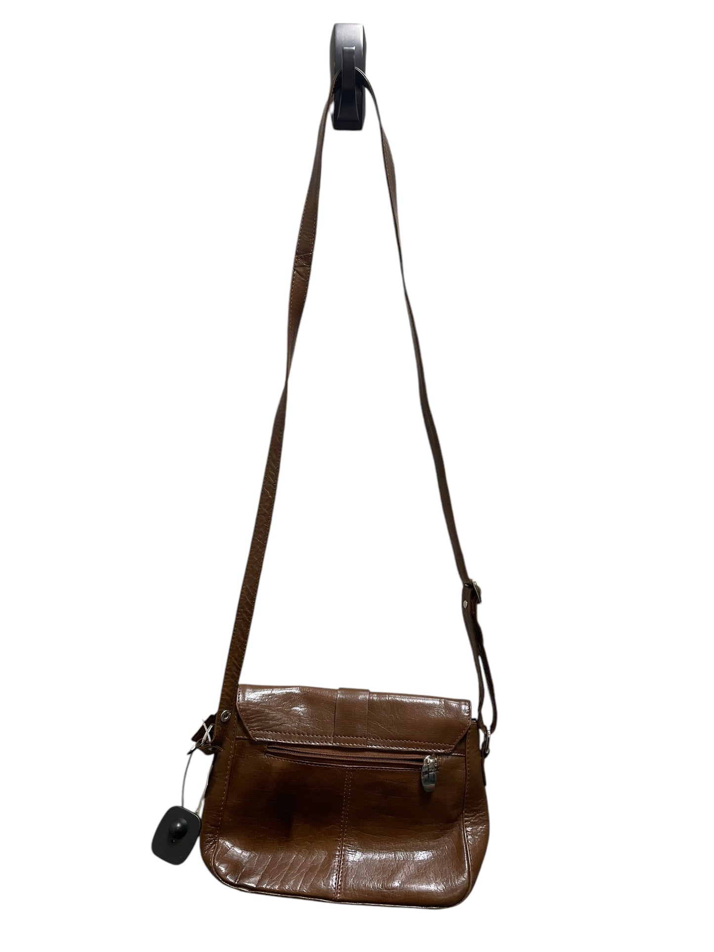 Crossbody Leather By Clothes Mentor, Size: Medium