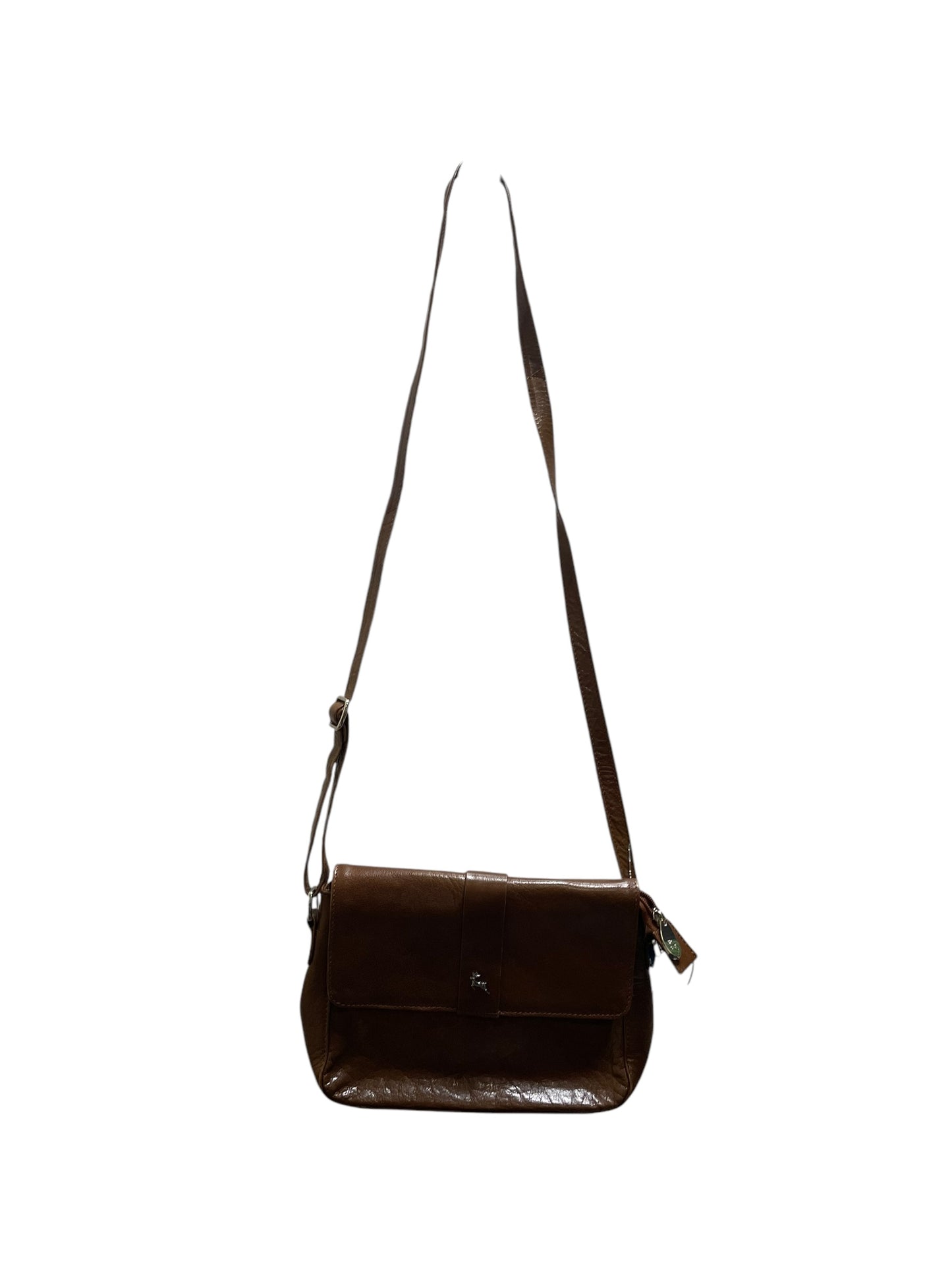 Crossbody Leather By Clothes Mentor, Size: Medium