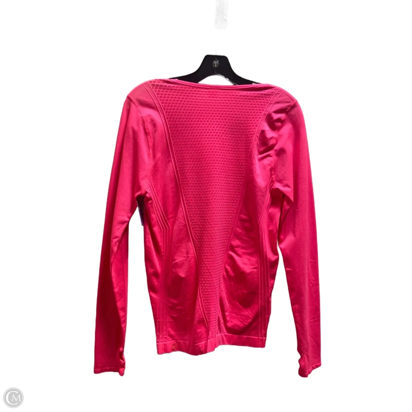 Athletic Top Long Sleeve Crewneck By Fabletics In Pink, Size: L