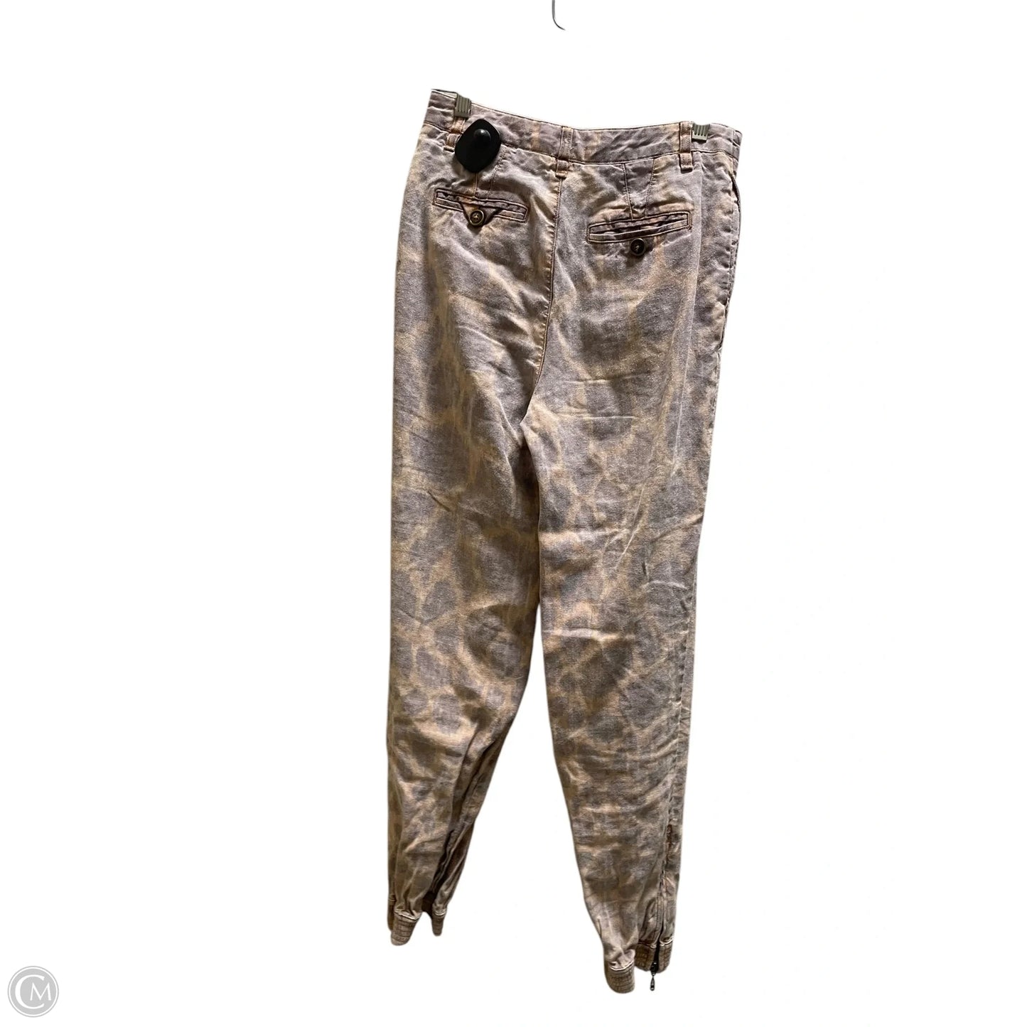 Jeans Cropped By Anthropologie In Animal Print, Size: 6