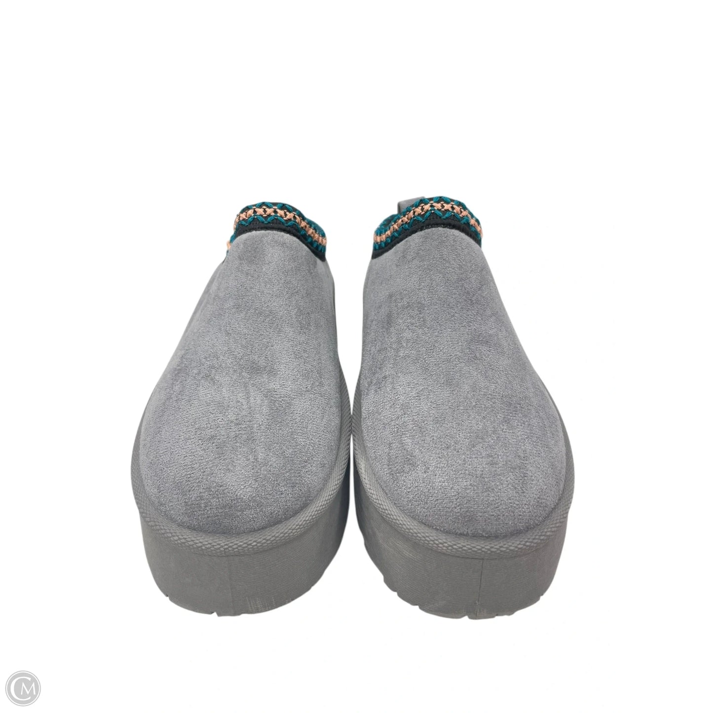 Shoes Flats By Clothes Mentor In Grey, Size: 11