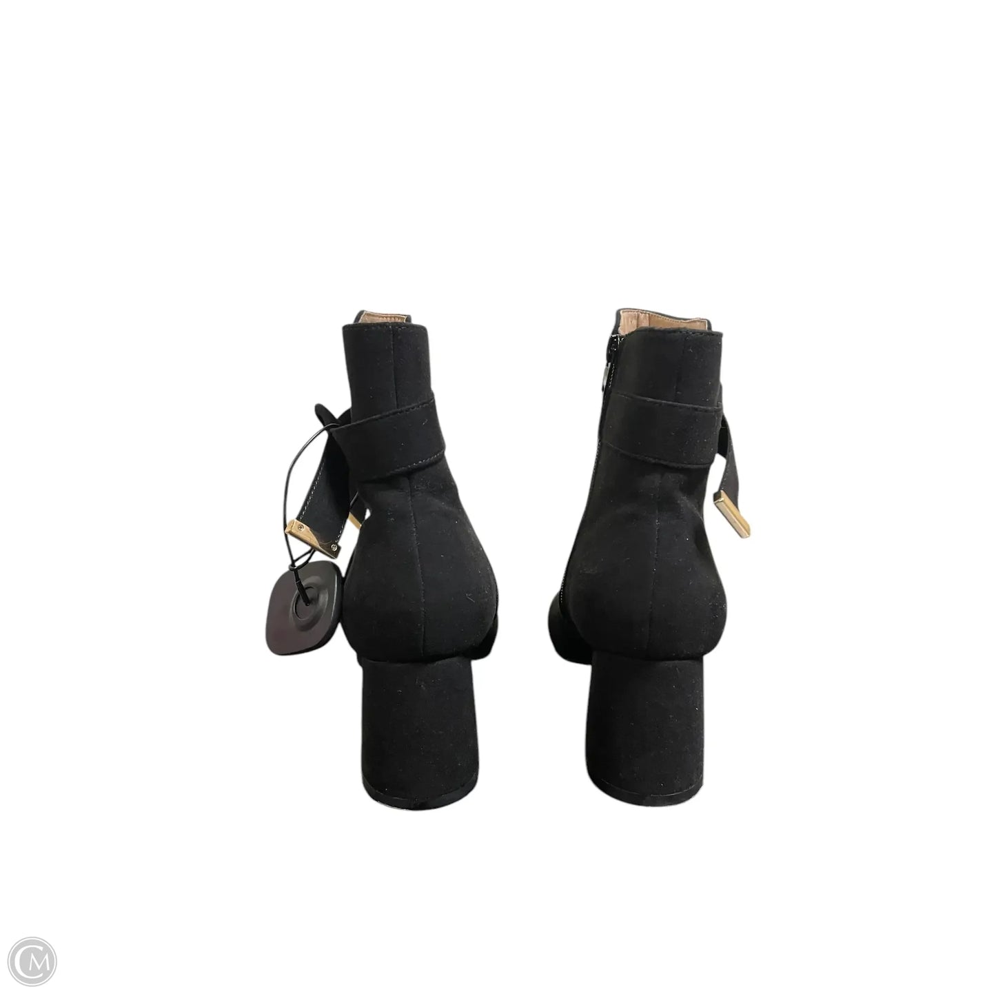 Boots Ankle Heels By Avon In Black, Size: 7