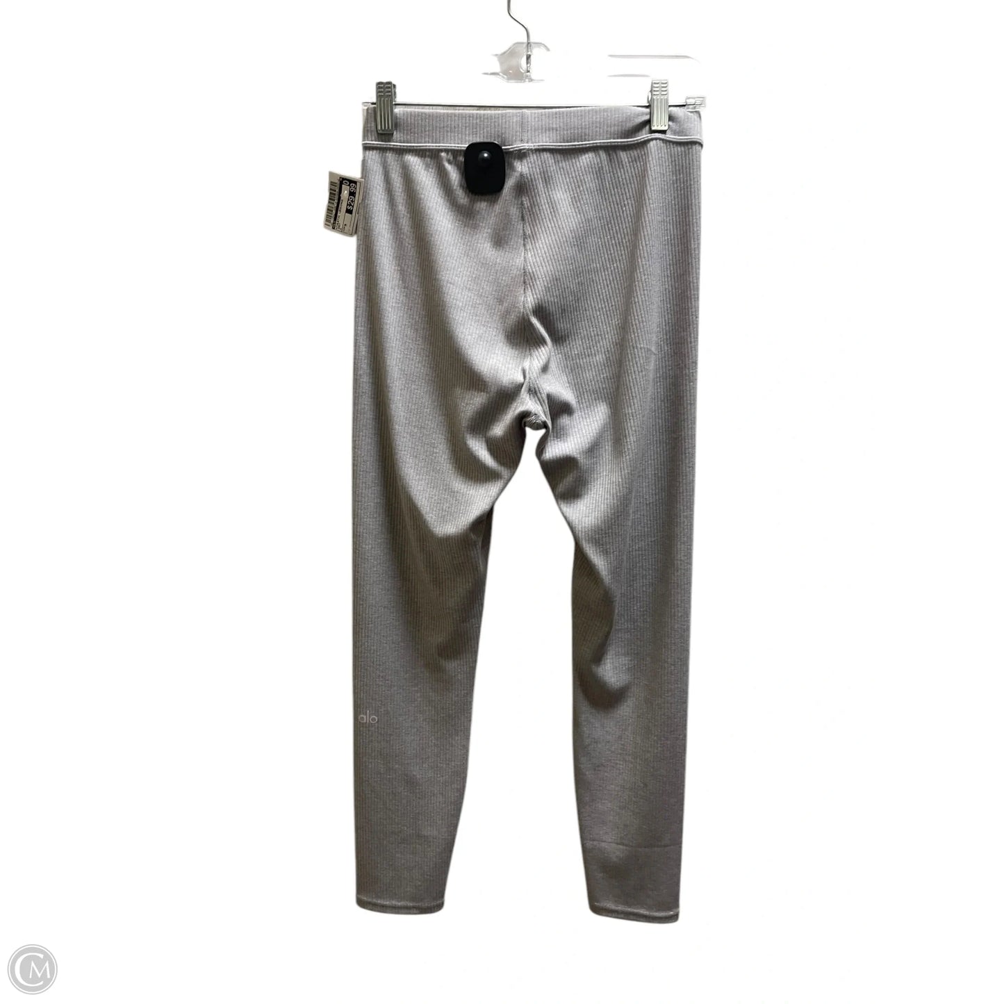Athletic Leggings By Alo In Grey, Size: M
