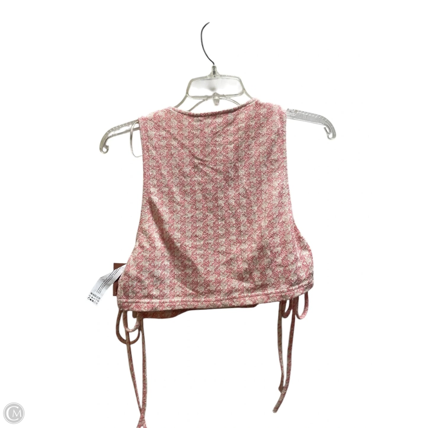 Top Sleeveless By Zara In Pink, Size: S
