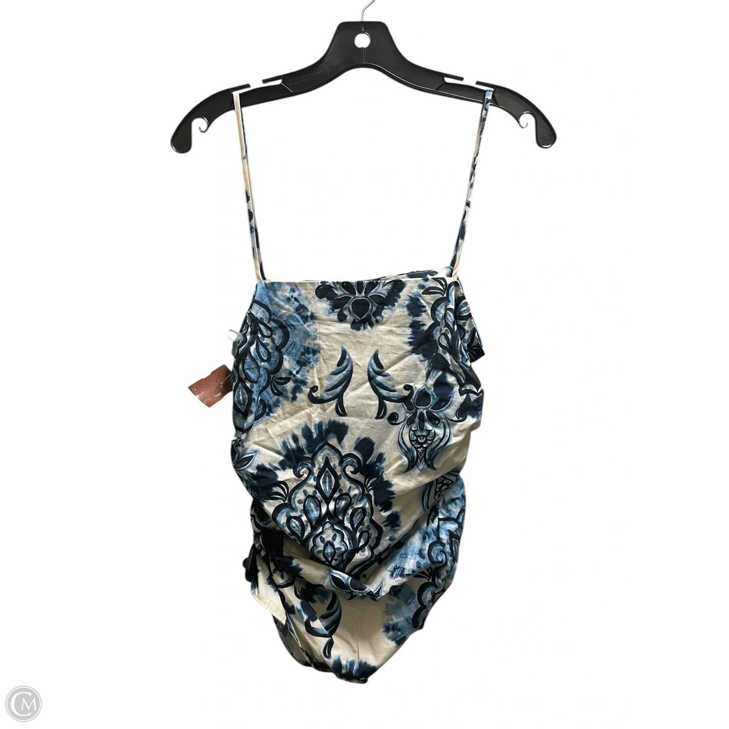 Top Sleeveless By Zara In Blue, Size: M