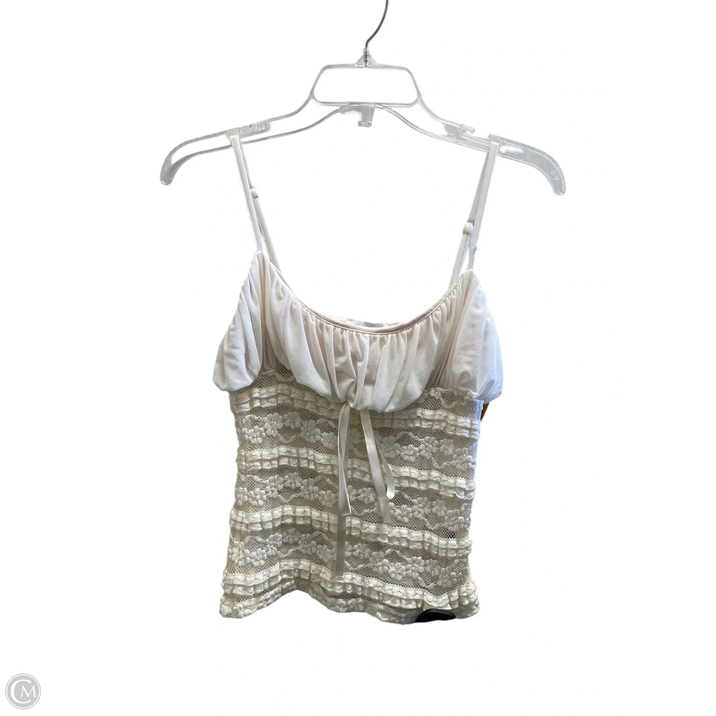 Top Sleeveless By Blush In Cream, Size: L