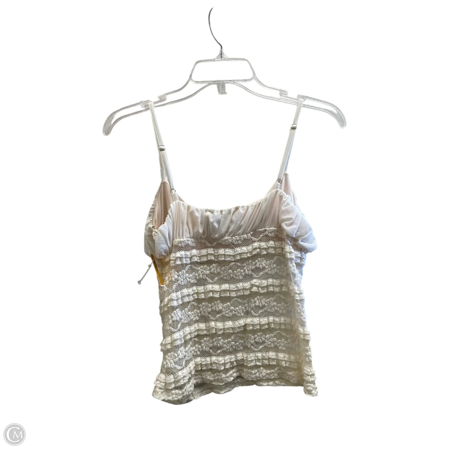 Top Sleeveless By Blush In Cream, Size: L
