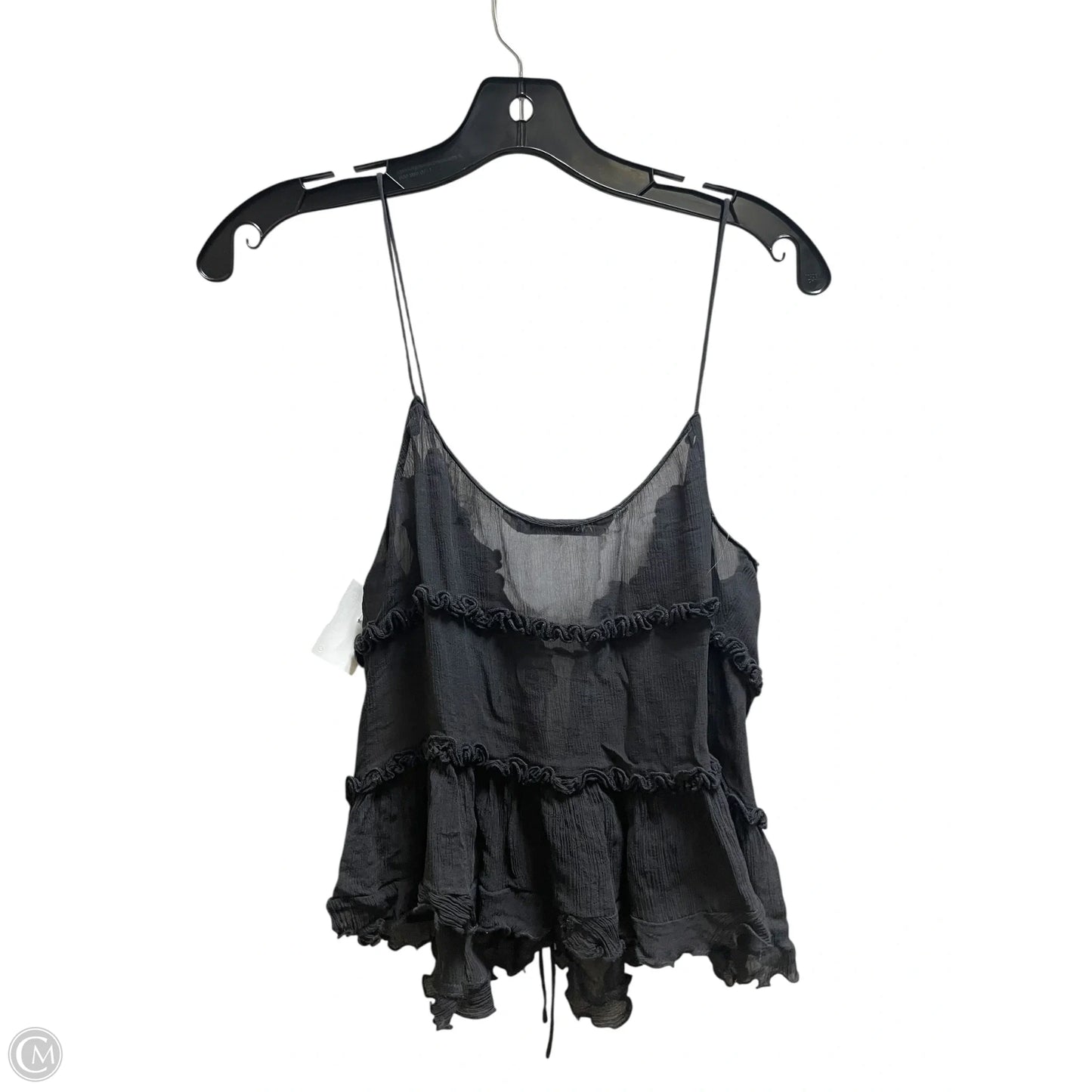 Top Sleeveless By Zara In Grey, Size: M