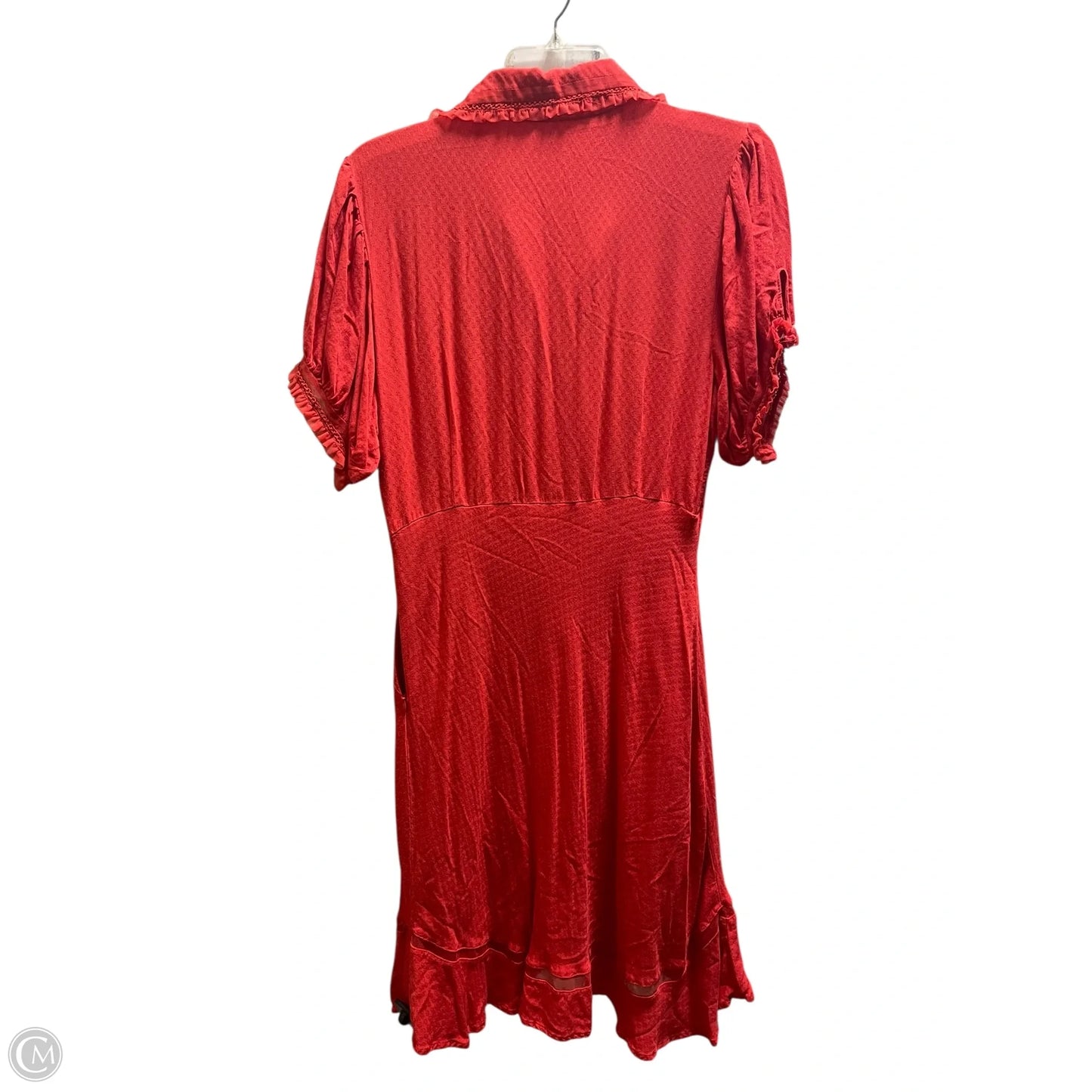 Dress Casual Midi By Free People In Red, Size: L