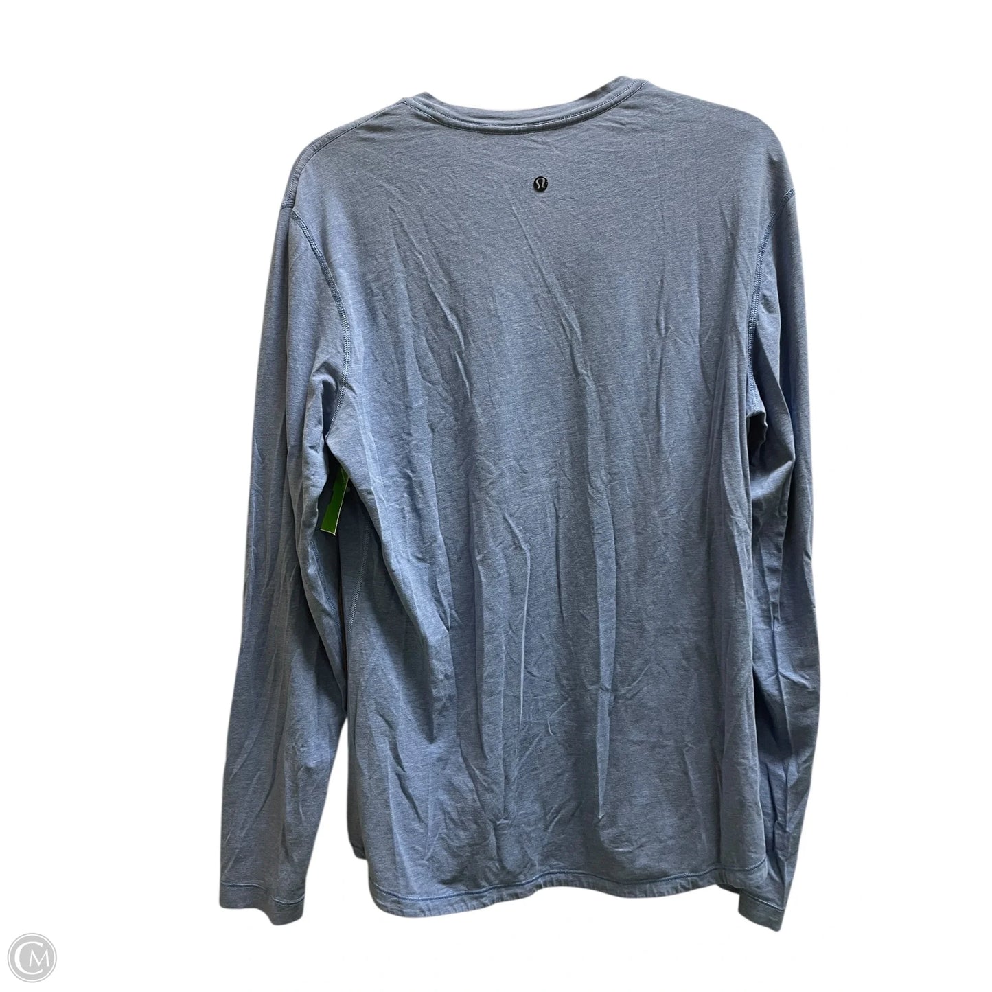 Athletic Top Long Sleeve Crewneck By Lululemon In Blue, Size: 12