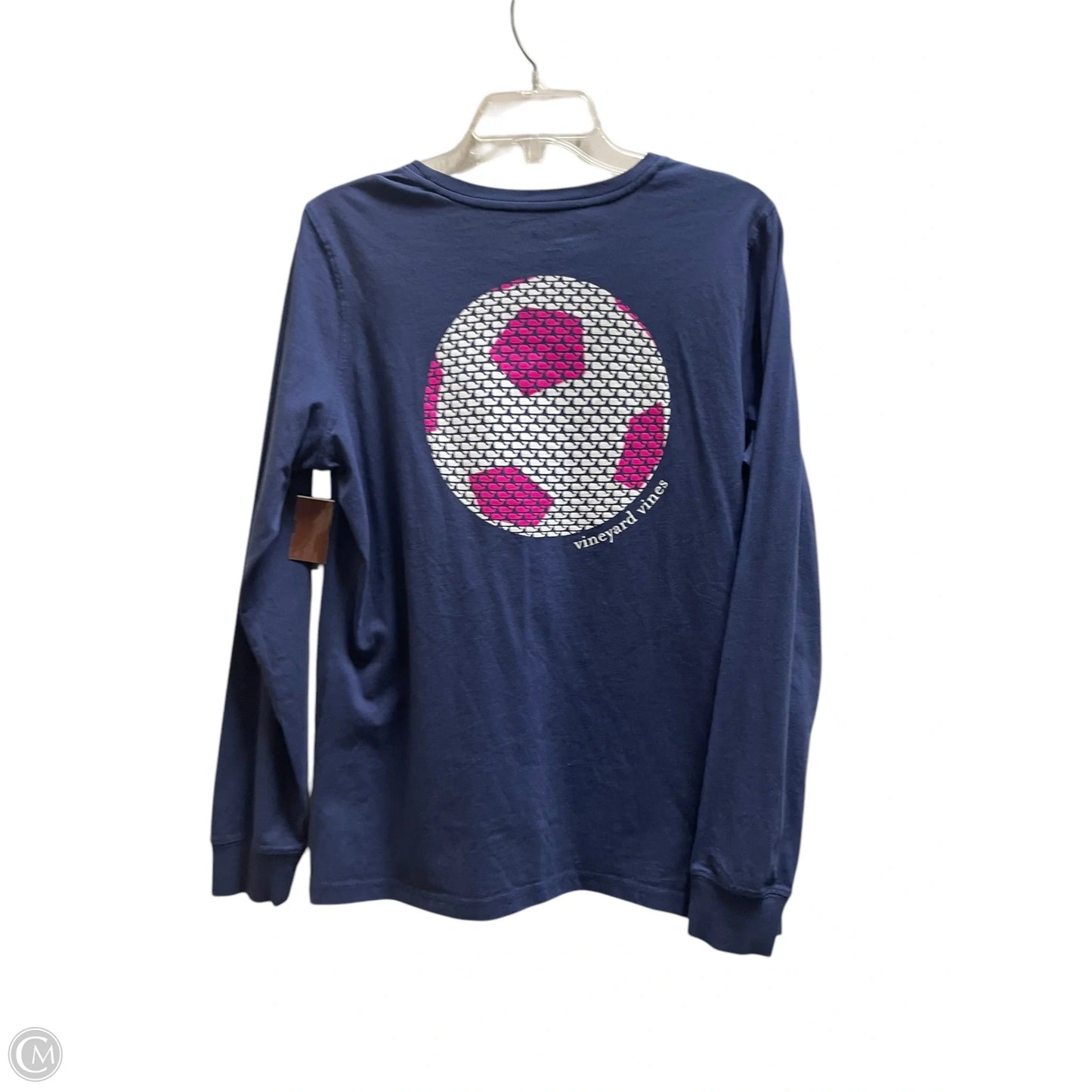 Top Short Sleeve By Vineyard Vines In Navy, Size: M