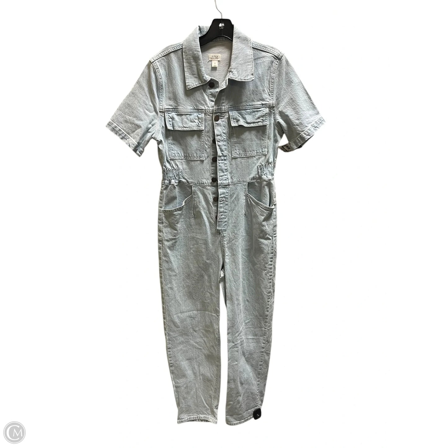 Jumpsuit By Ana In Blue Denim, Size: S