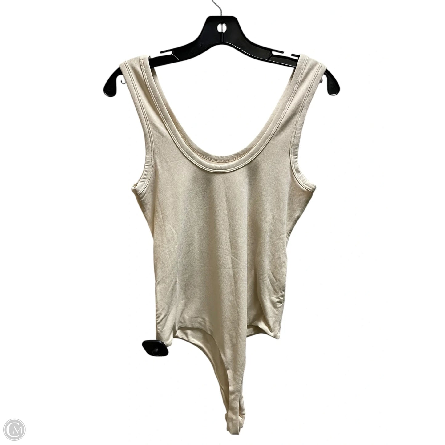 Top Sleeveless By Clothes Mentor In Tan, Size: M