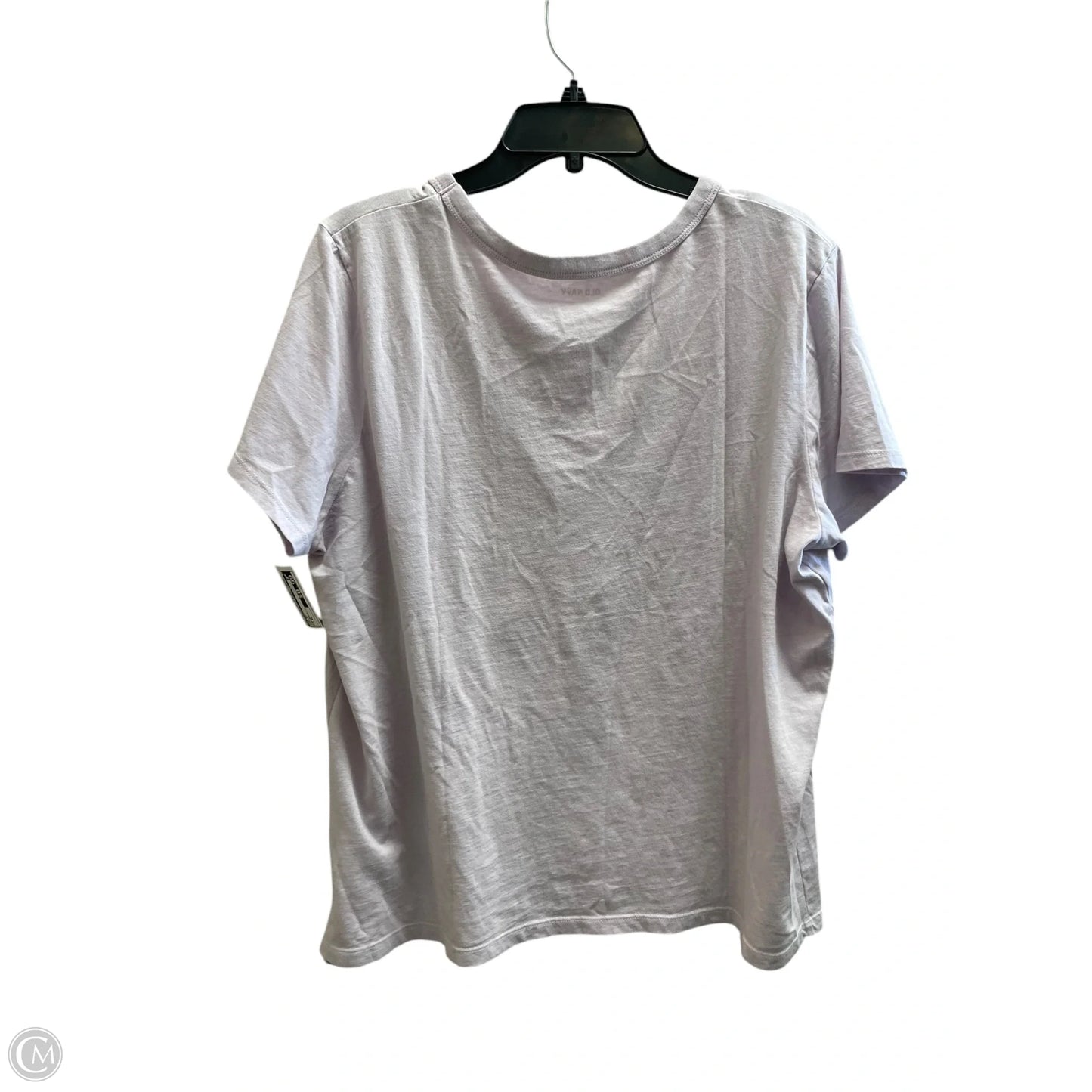 Top Short Sleeve By Old Navy In Purple, Size: Xl