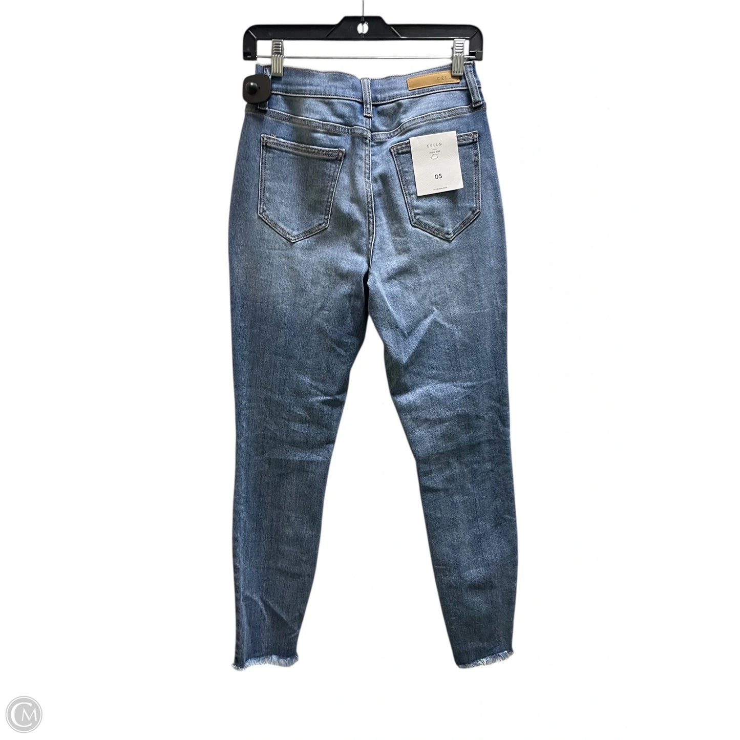 Jeans Skinny By Cello In Blue Denim, Size: 4
