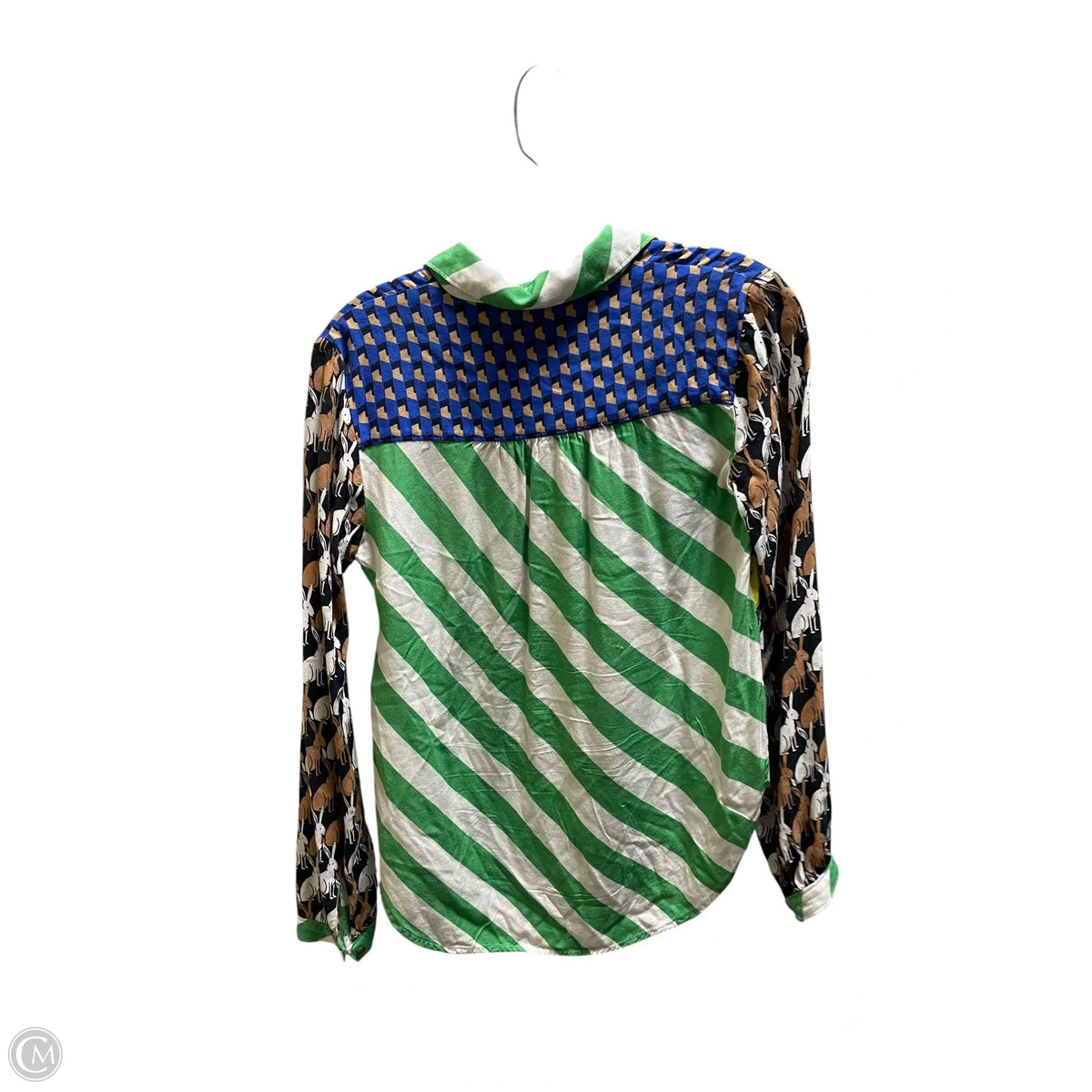 Top Long Sleeve By Maeve In Green, Size: Xs