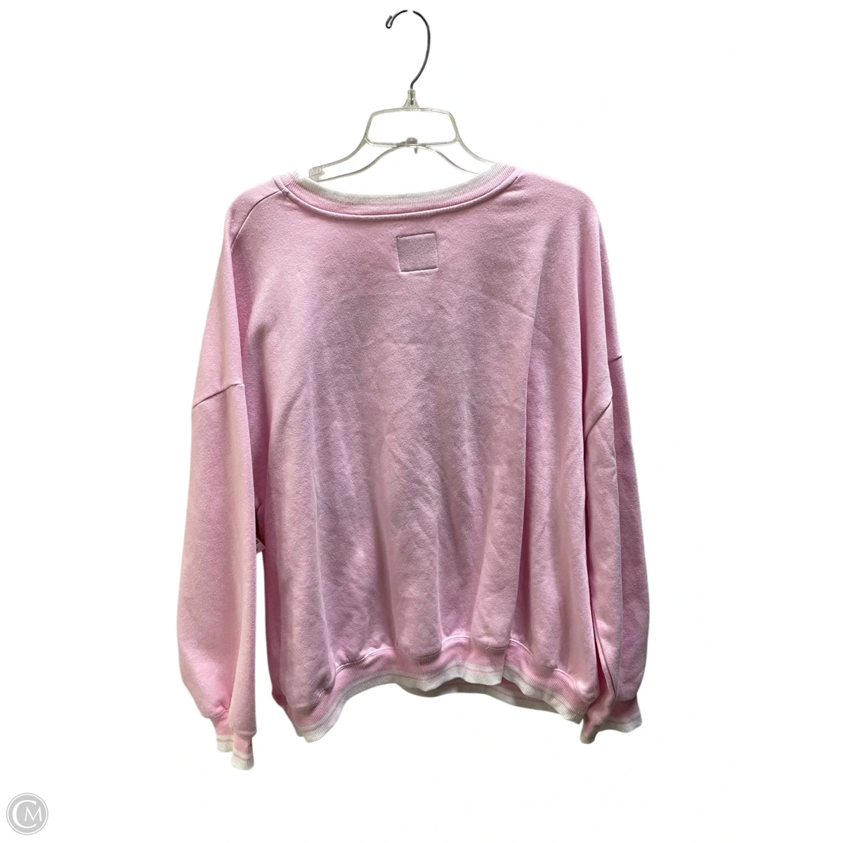 Sweatshirt Crewneck By Limited In Pink, Size: Xxl