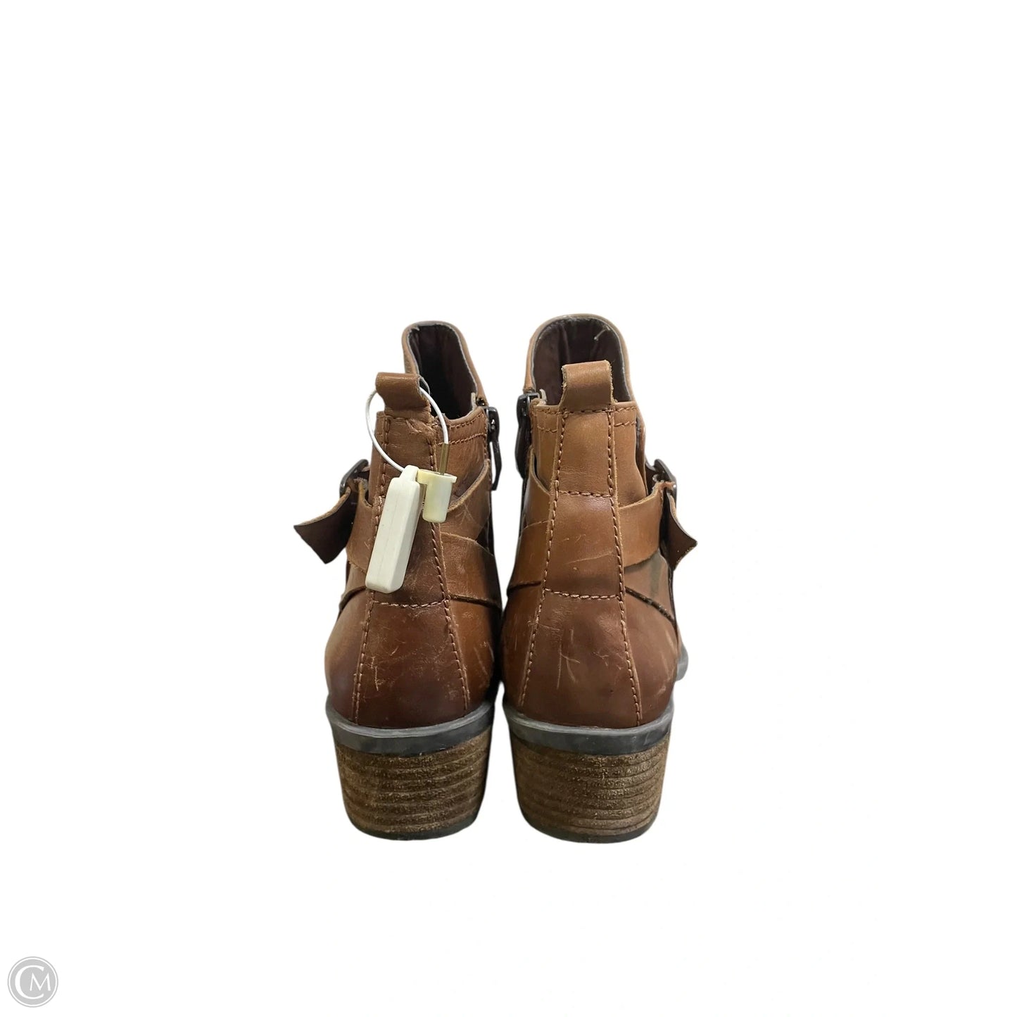 Boots Ankle Heels By Vince Camuto In Brown, Size: 7.5