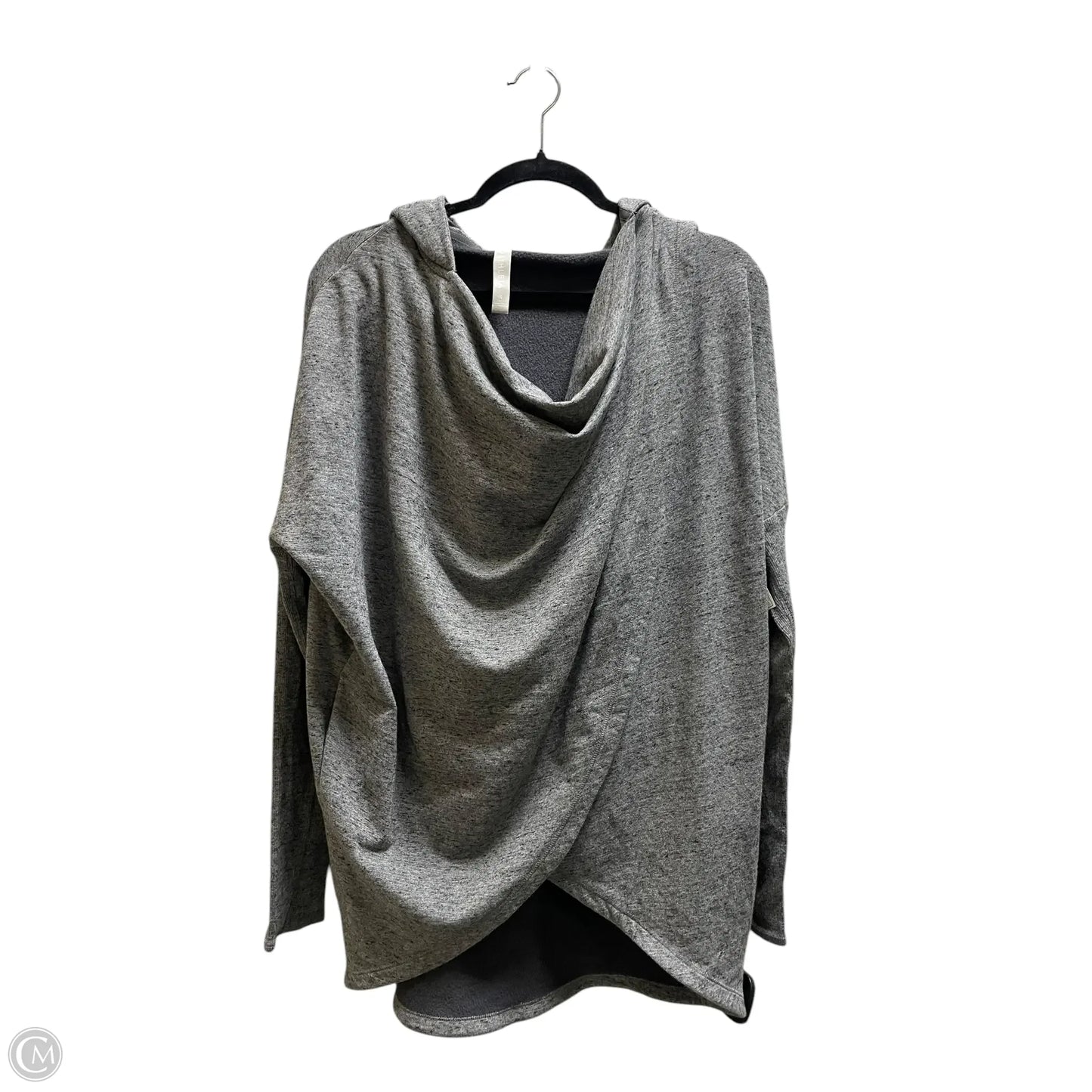 Athletic Top Long Sleeve Hoodie By Athleta In Grey, Size: S