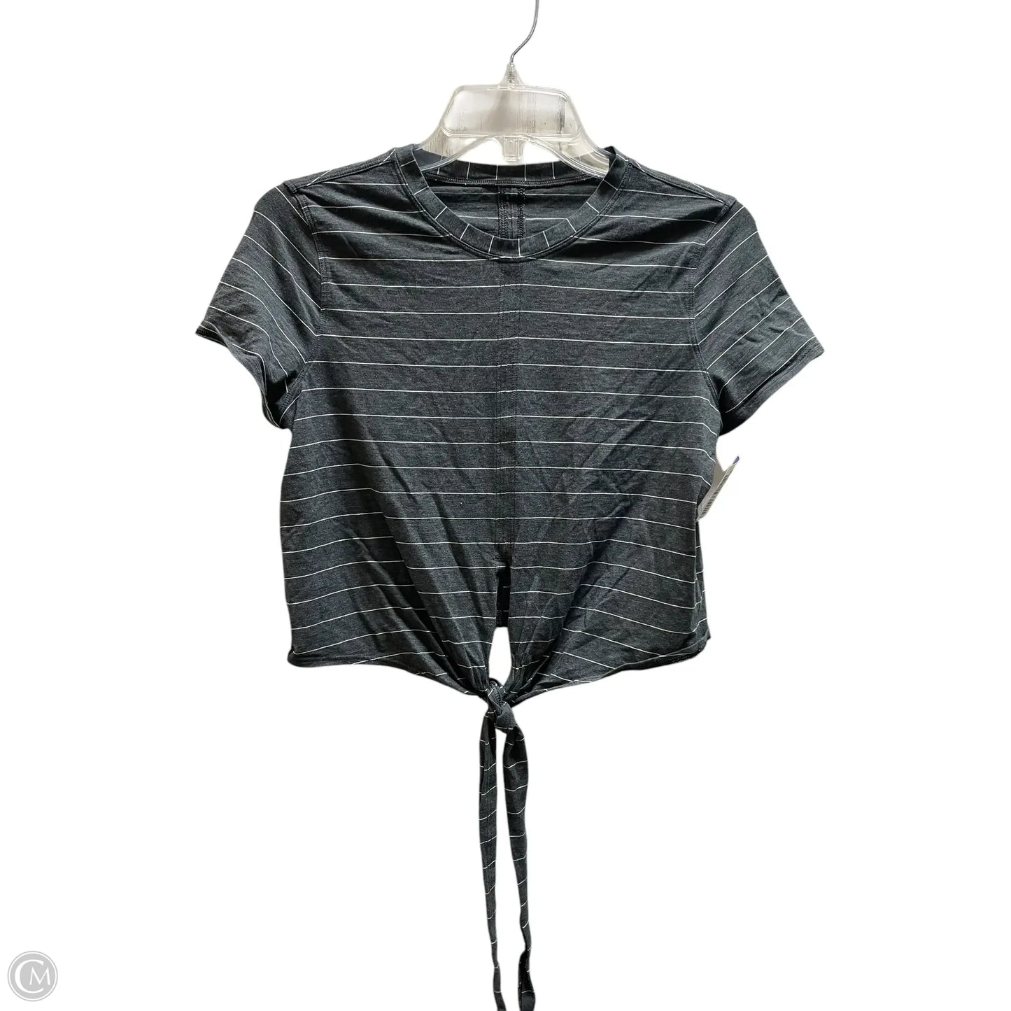 Athletic Top Short Sleeve By Clothes Mentor In Grey, Size: S