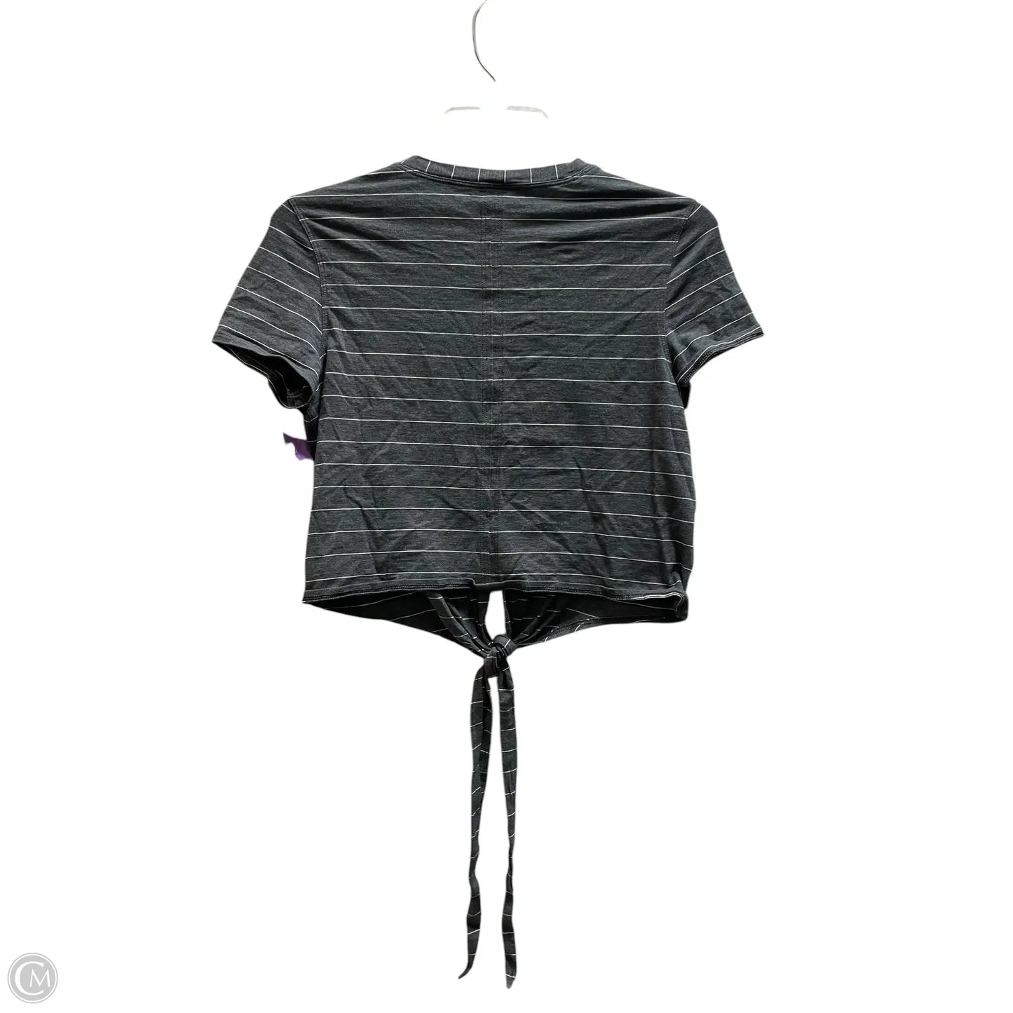 Athletic Top Short Sleeve By Clothes Mentor In Grey, Size: S