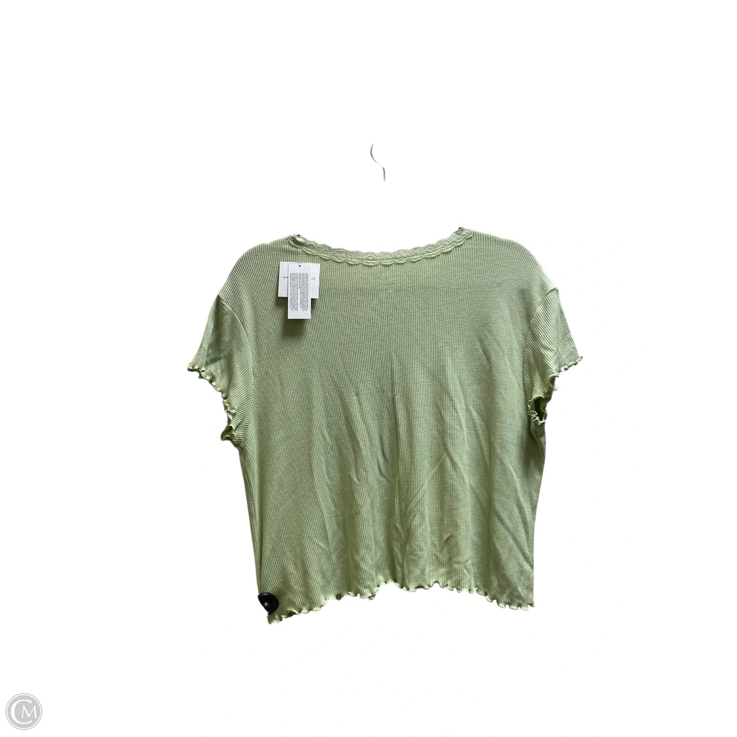Top Short Sleeve By American Eagle In Green, Size: S