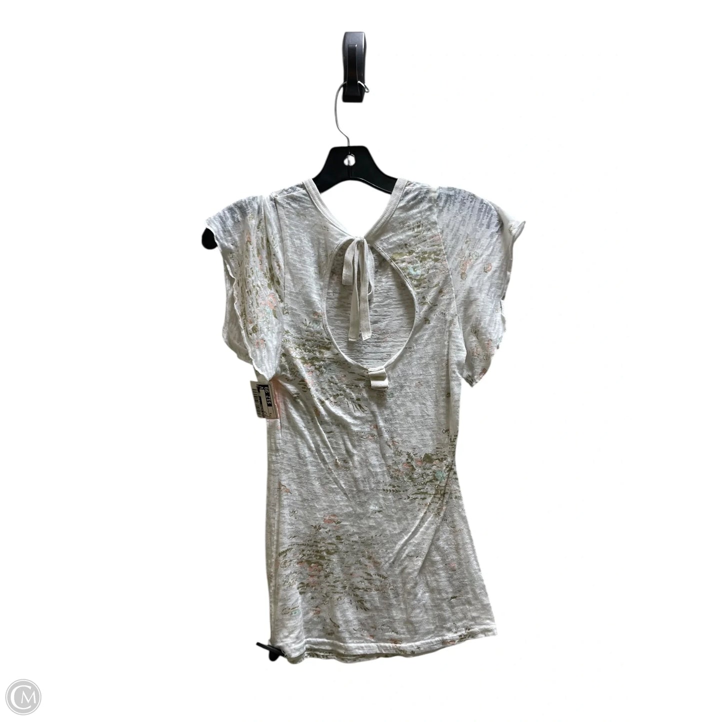 Top Short Sleeve By Free People In White, Size: S