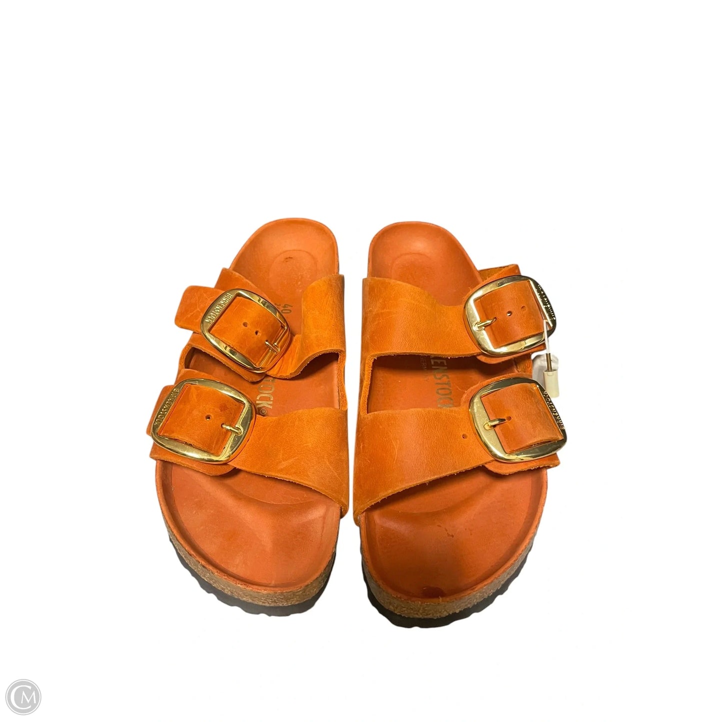 Sandals Flats By Birkenstock In Orange, Size: 9