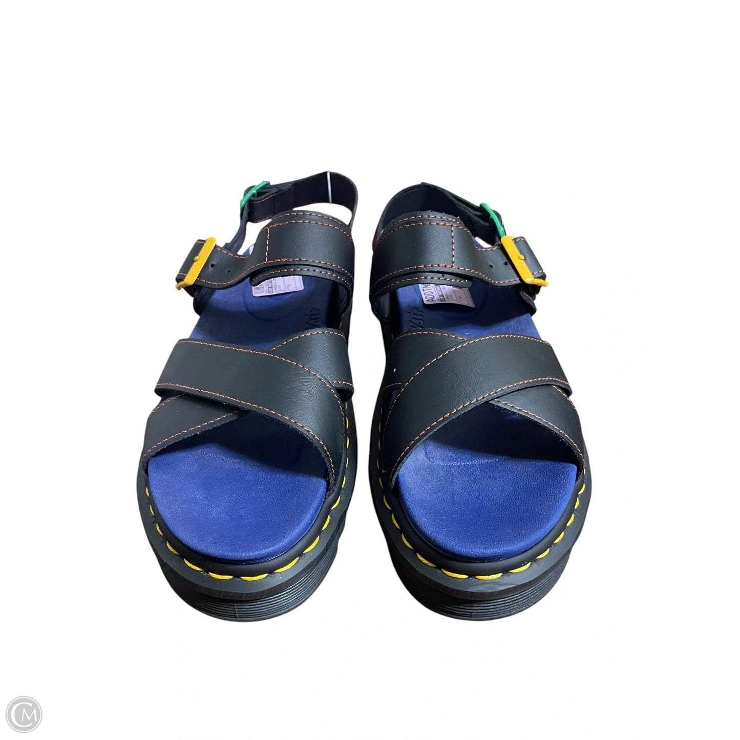 Sandals Designer By Dr Martens In Black, Size: 8