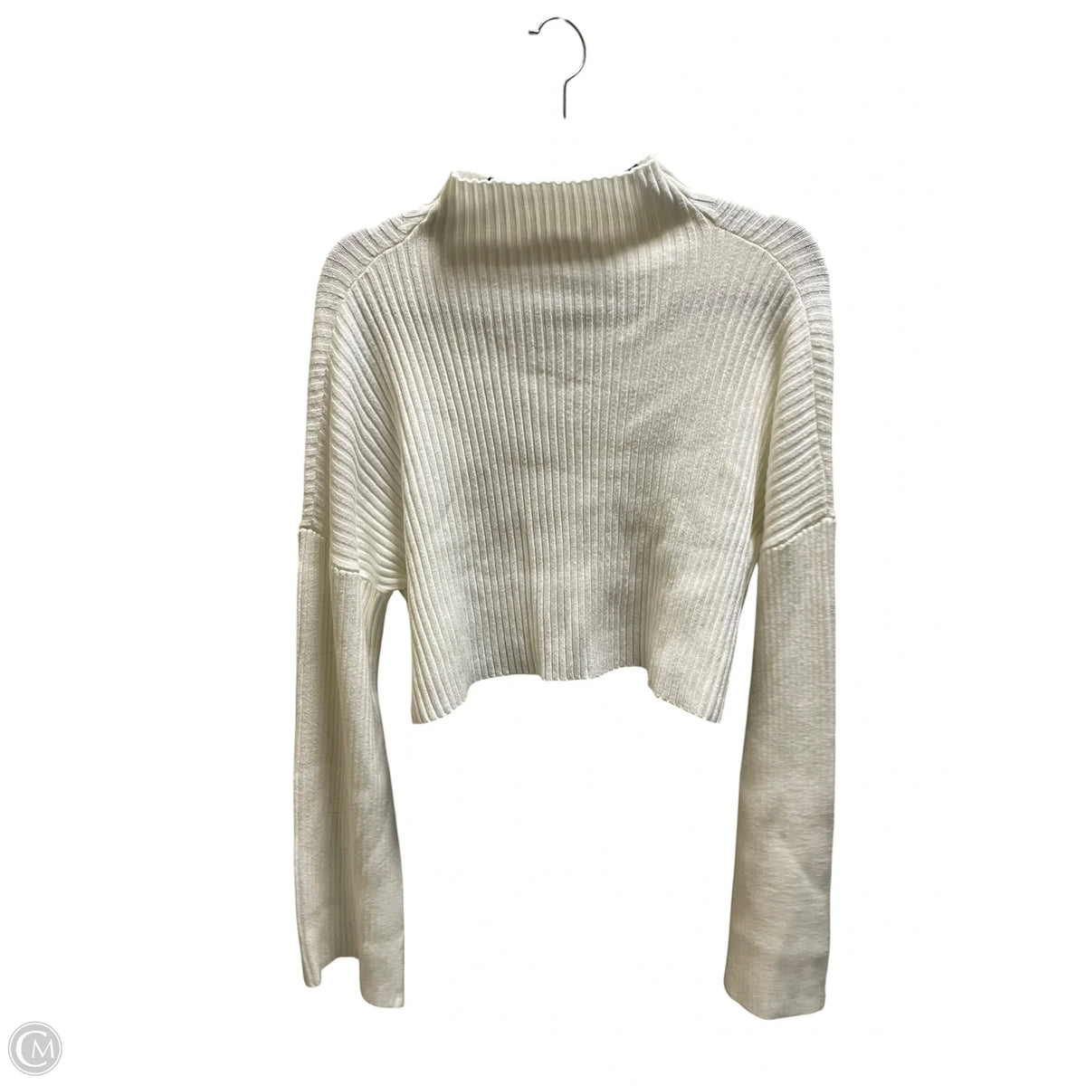 Top Long Sleeve By Talulah In Cream, Size: S