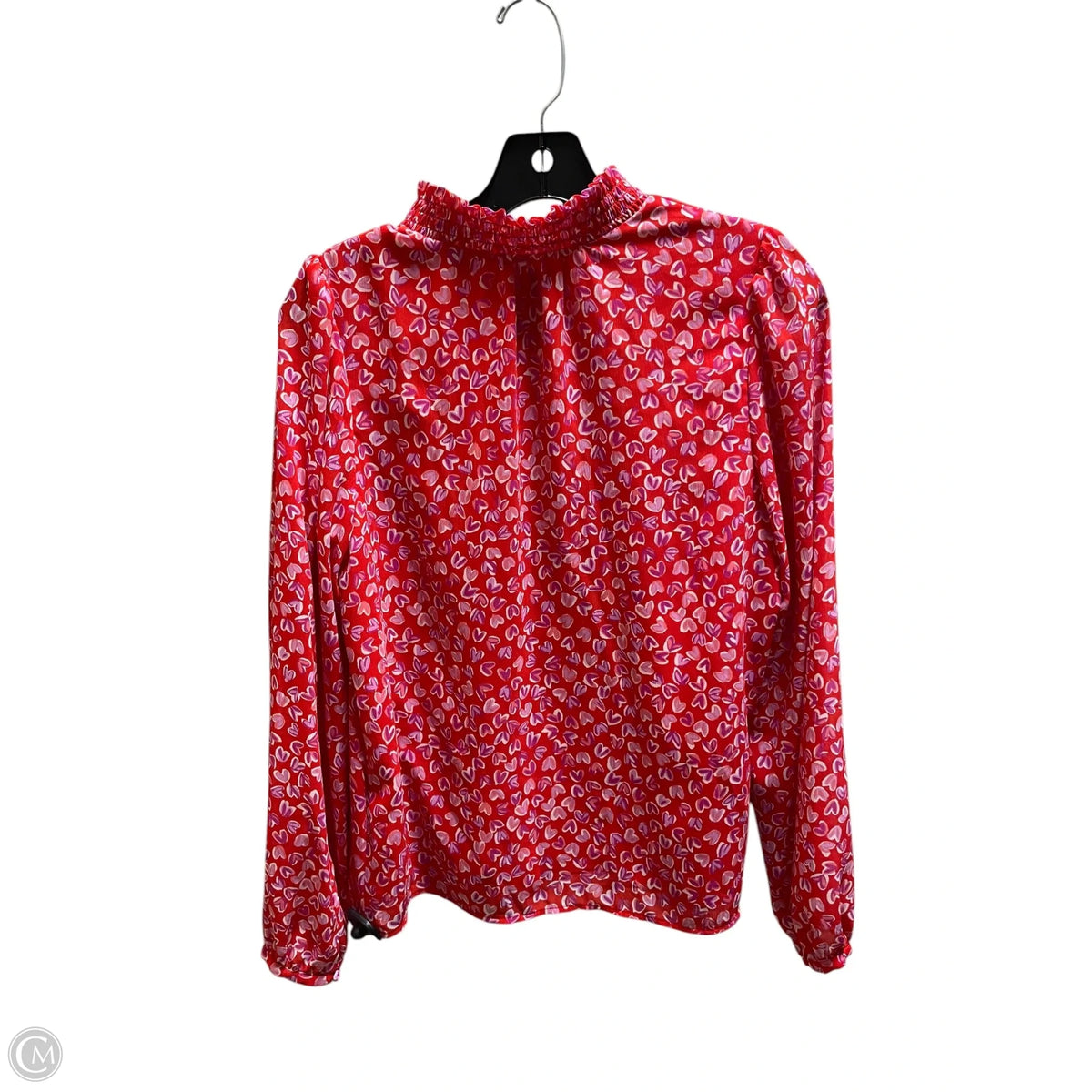Top Long Sleeve By J. Crew In Red, Size: S