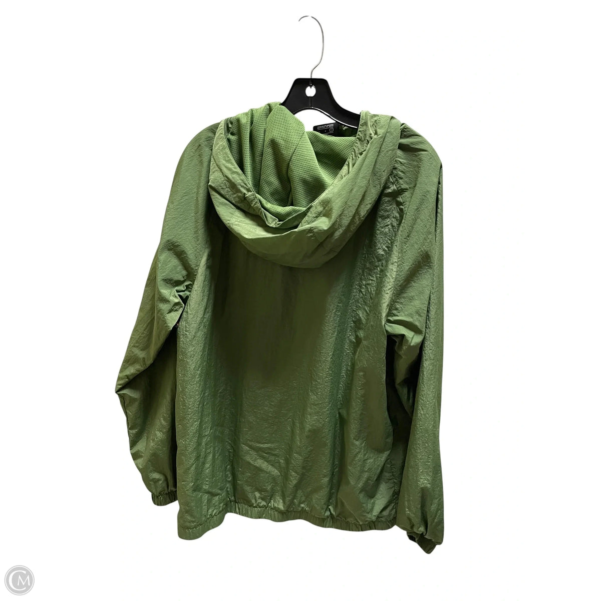 Jacket Windbreaker By Nike In Green, Size: S