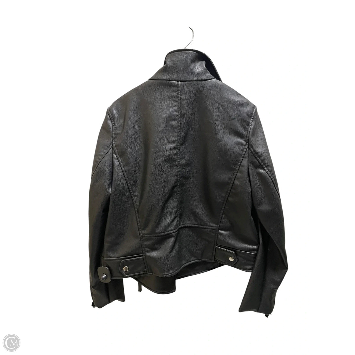 Jacket Leather By H&m In Black, Size: M