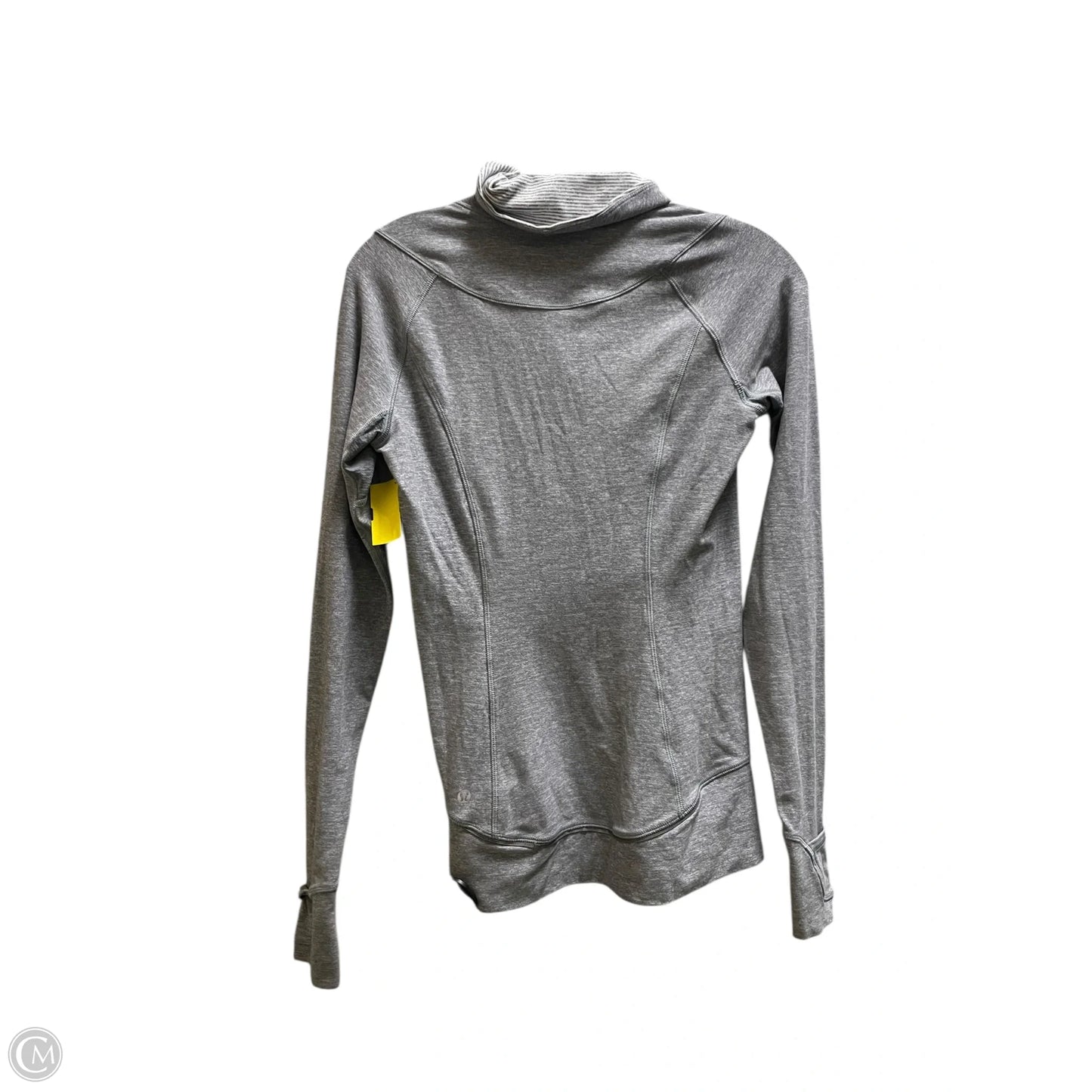 Athletic Sweatshirt Collar By Lululemon In Grey, Size: 6